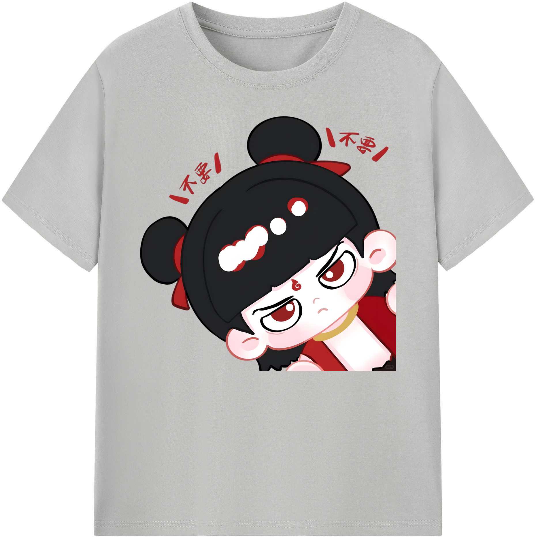 （画像用） Ne Zha 2 ナタ 魔童の大暴れ 綿100％ メンズ半袖Tシャツ｜肌触りやわらか＆通気性