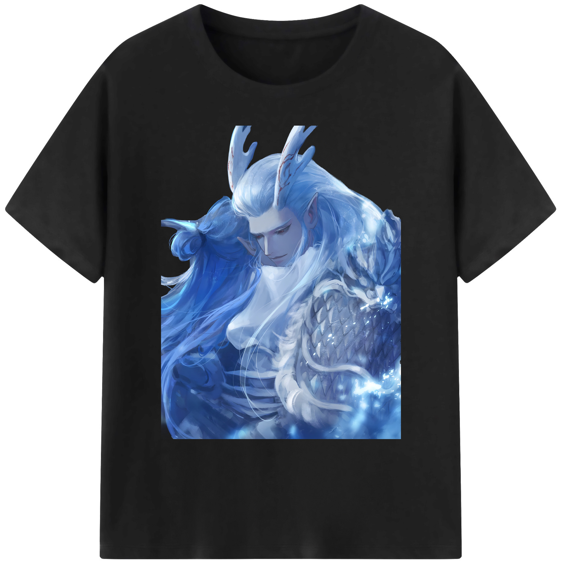 （画像用） Ne Zha 2 ナタ 魔童の大暴れ 綿100％ メンズ半袖Tシャツ｜肌触りやわらか＆通気性