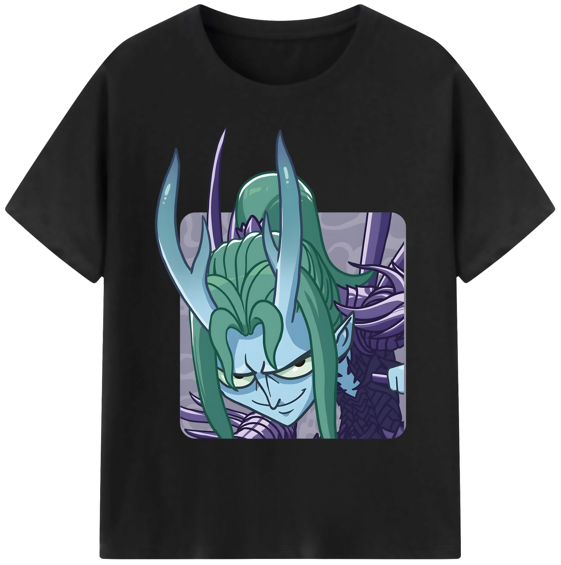 （画像用） Ne Zha 2 ナタ 魔童の大暴れ 綿100％ メンズ半袖Tシャツ｜肌触りやわらか＆通気性