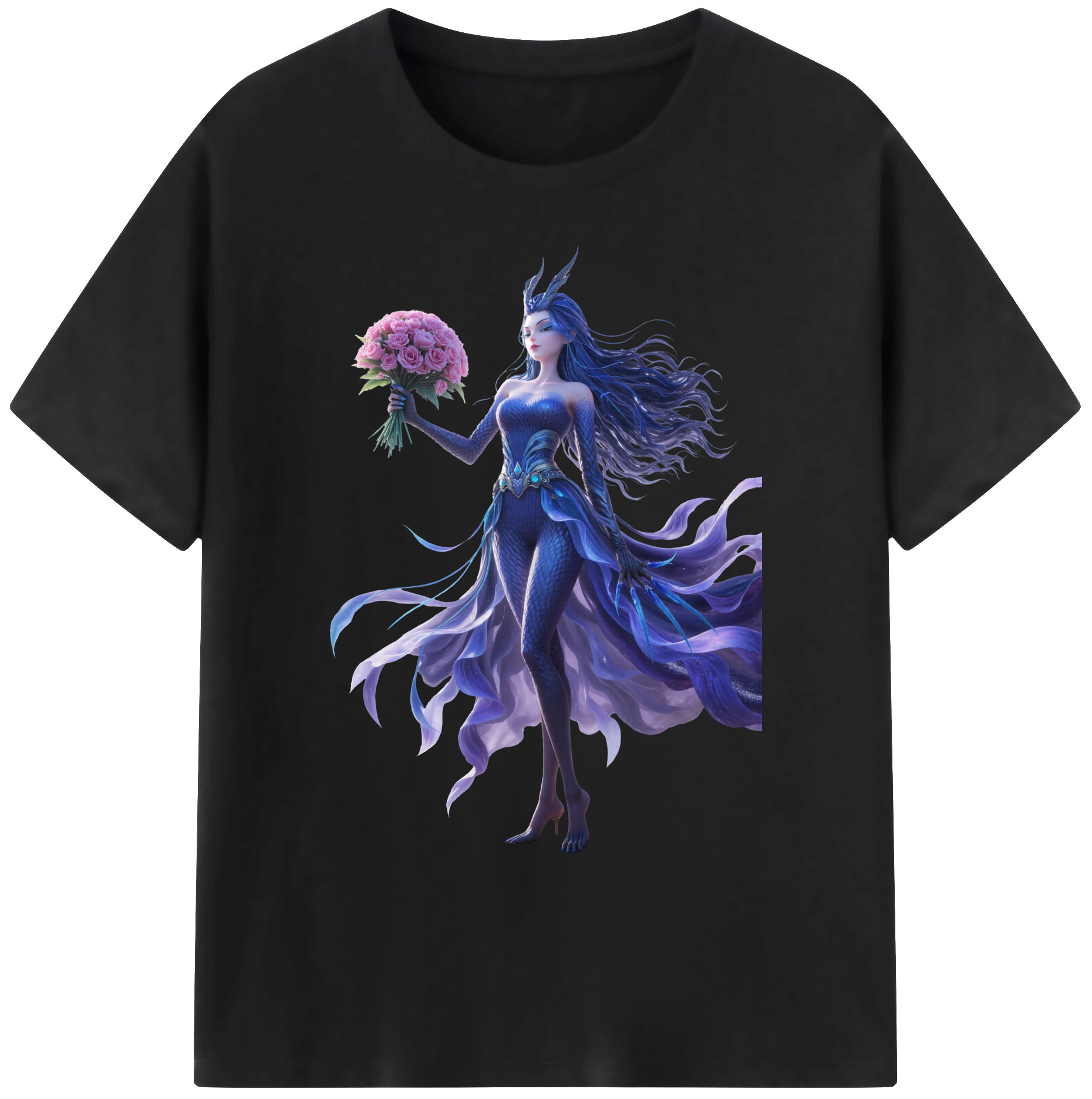 （画像用） Ne Zha 2 ナタ 魔童の大暴れ 綿100％ メンズ半袖Tシャツ｜肌触りやわらか＆通気性