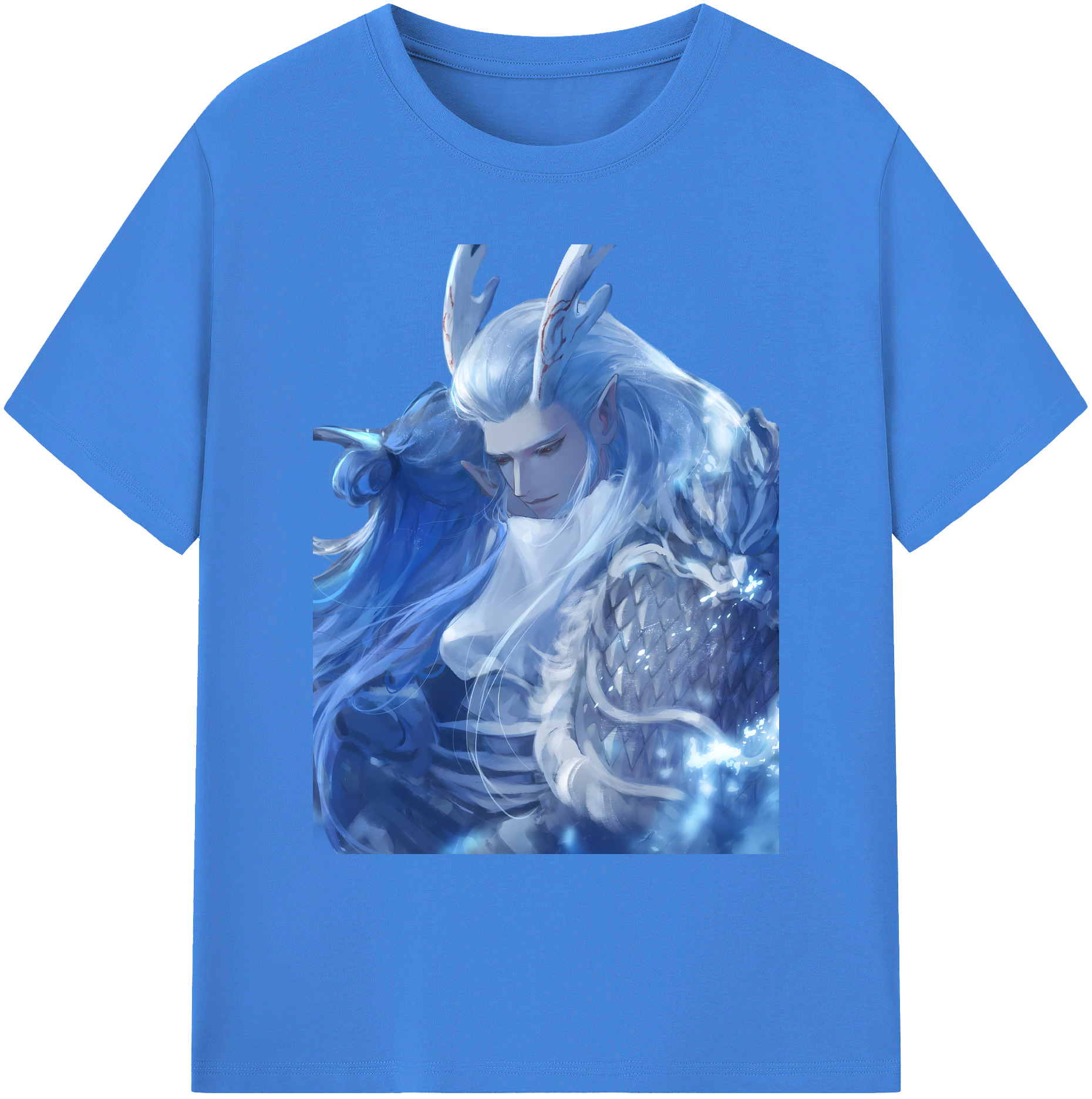 （画像用） Ne Zha 2 ナタ 魔童の大暴れ 綿100％ メンズ半袖Tシャツ｜肌触りやわらか＆通気性