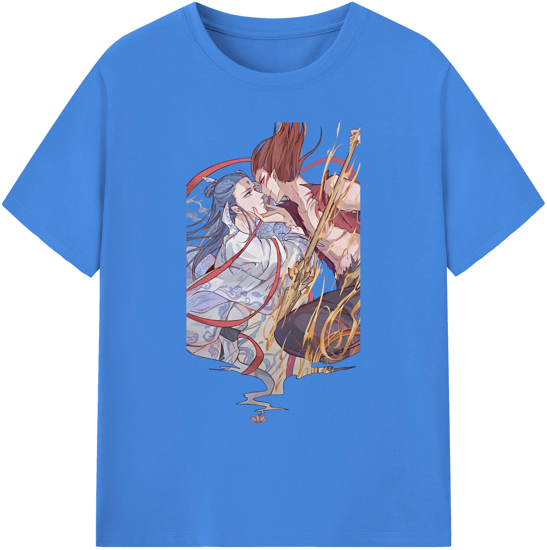 （画像用） Ne Zha 2 ナタ 魔童の大暴れ 綿100％ メンズ半袖Tシャツ｜肌触りやわらか＆通気性