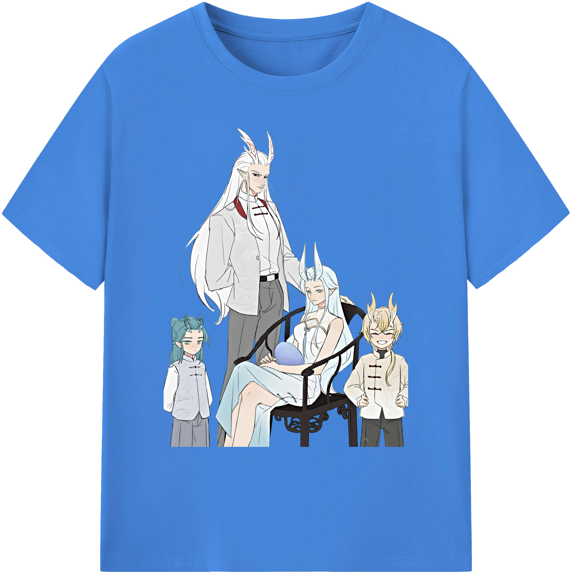 （画像用） Ne Zha 2 ナタ 魔童の大暴れ 綿100％ メンズ半袖Tシャツ｜肌触りやわらか＆通気性