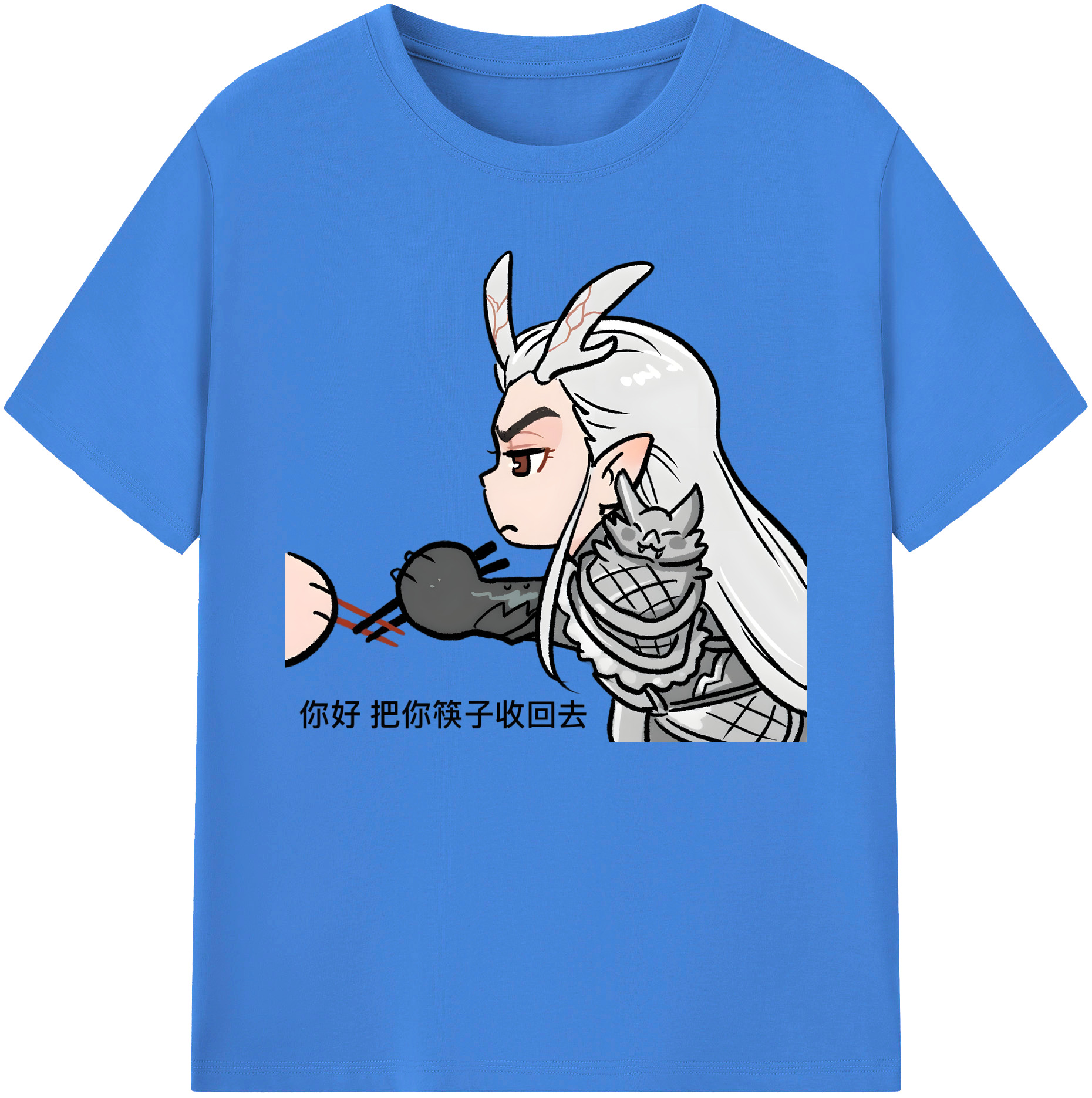 （画像用） Ne Zha 2 ナタ 魔童の大暴れ 綿100％ メンズ半袖Tシャツ｜肌触りやわらか＆通気性