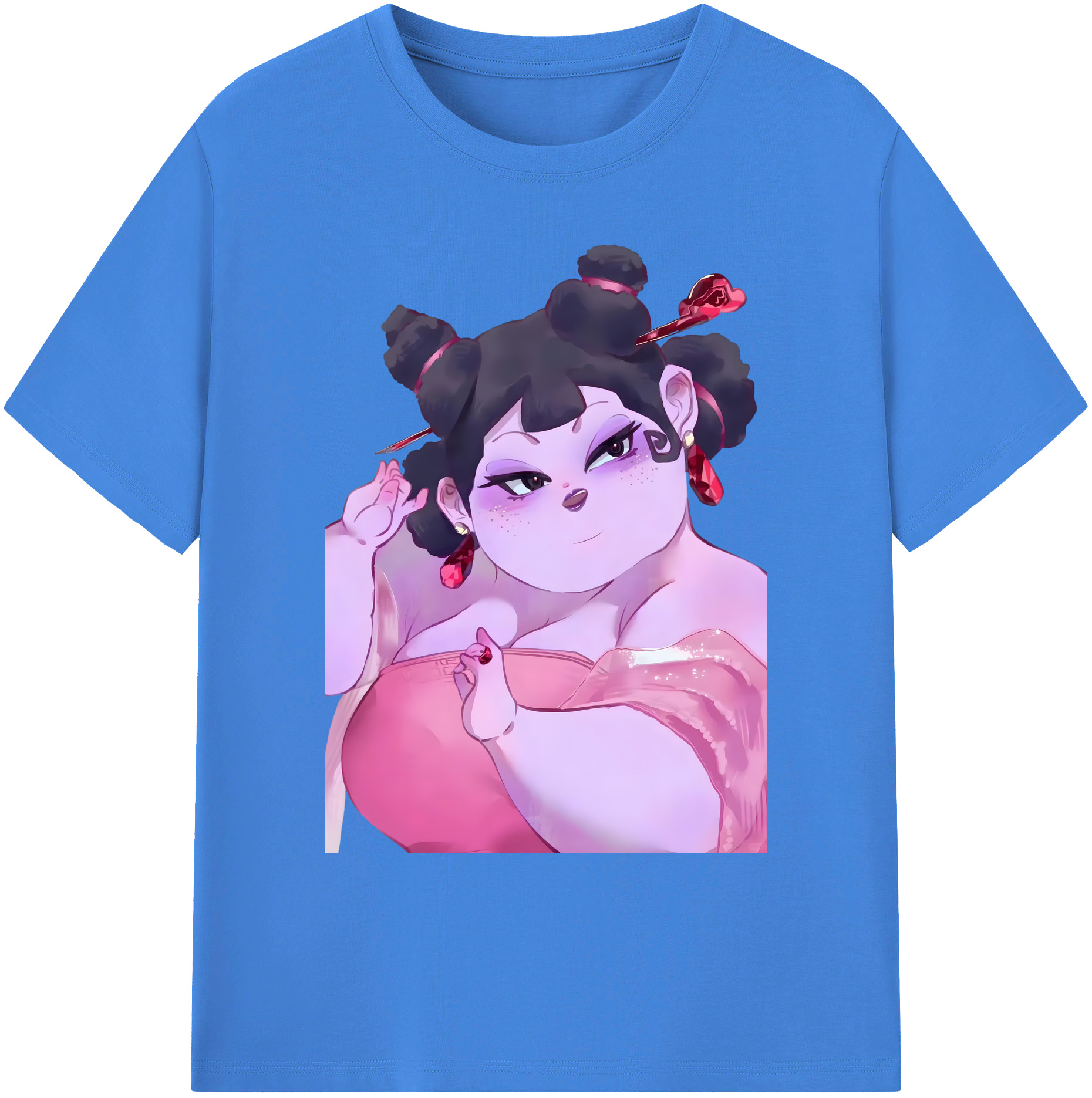 （画像用） Ne Zha 2 ナタ 魔童の大暴れ 綿100％ メンズ半袖Tシャツ｜肌触りやわらか＆通気性