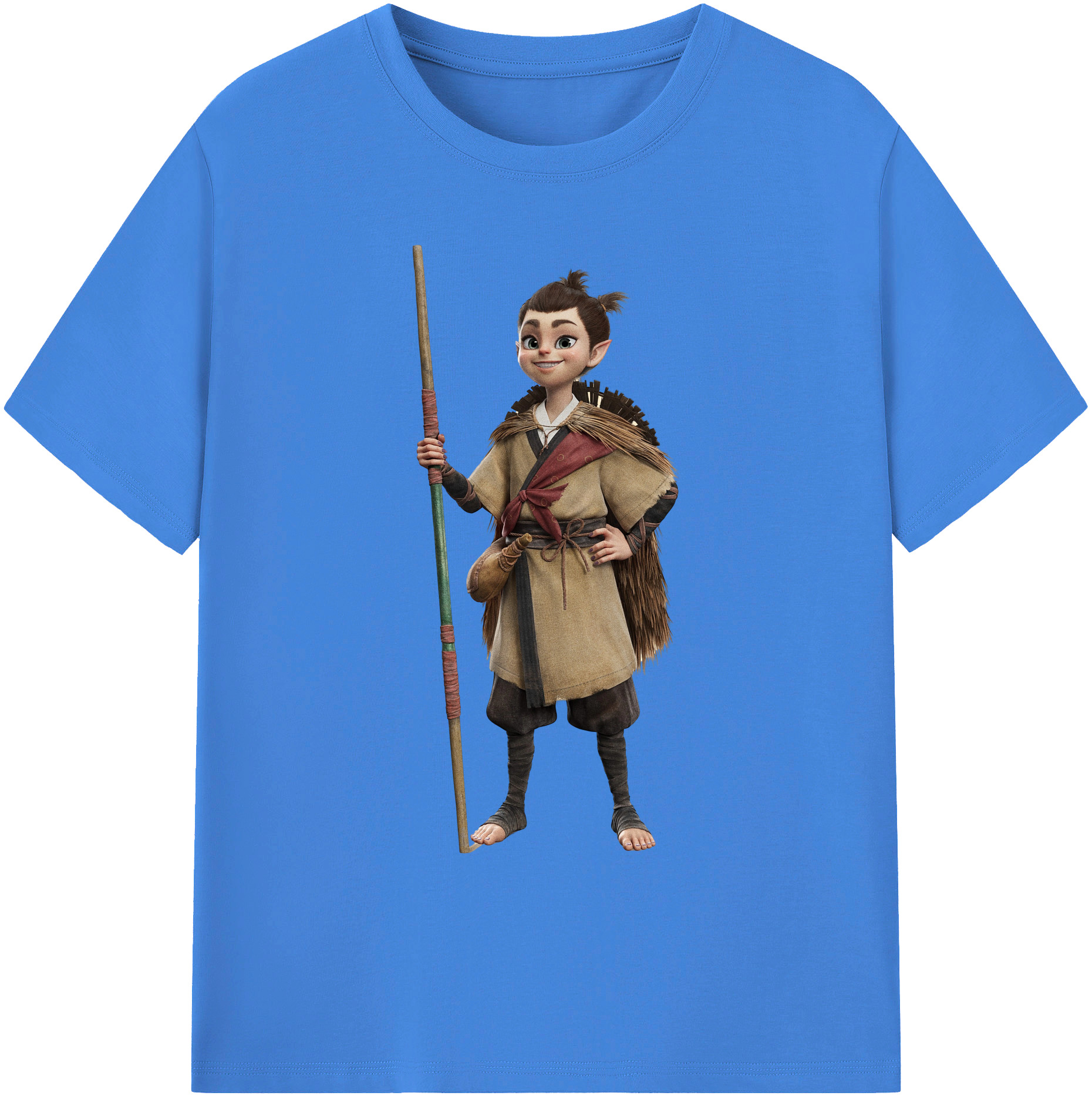 （画像用） Ne Zha 2 ナタ 魔童の大暴れ 綿100％ メンズ半袖Tシャツ｜肌触りやわらか＆通気性