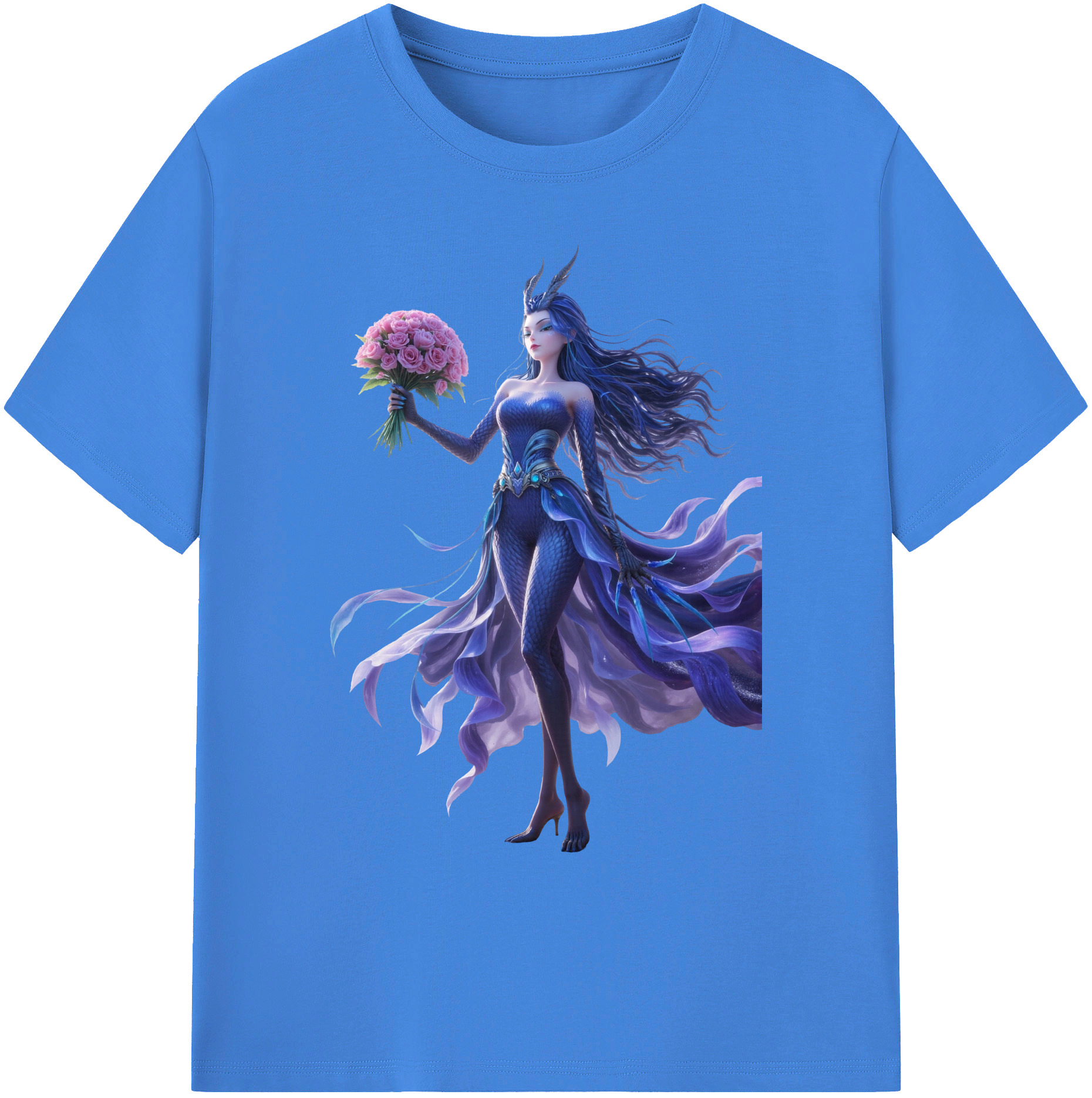 （画像用） Ne Zha 2 ナタ 魔童の大暴れ 綿100％ メンズ半袖Tシャツ｜肌触りやわらか＆通気性