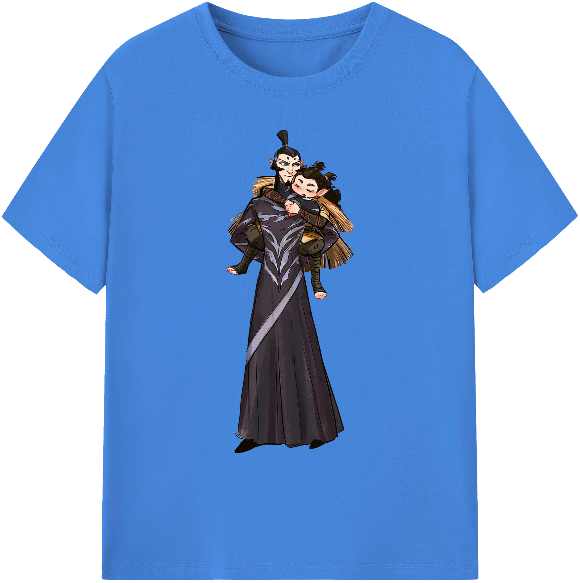 （画像用） Ne Zha 2 ナタ 魔童の大暴れ 綿100％ メンズ半袖Tシャツ｜肌触りやわらか＆通気性