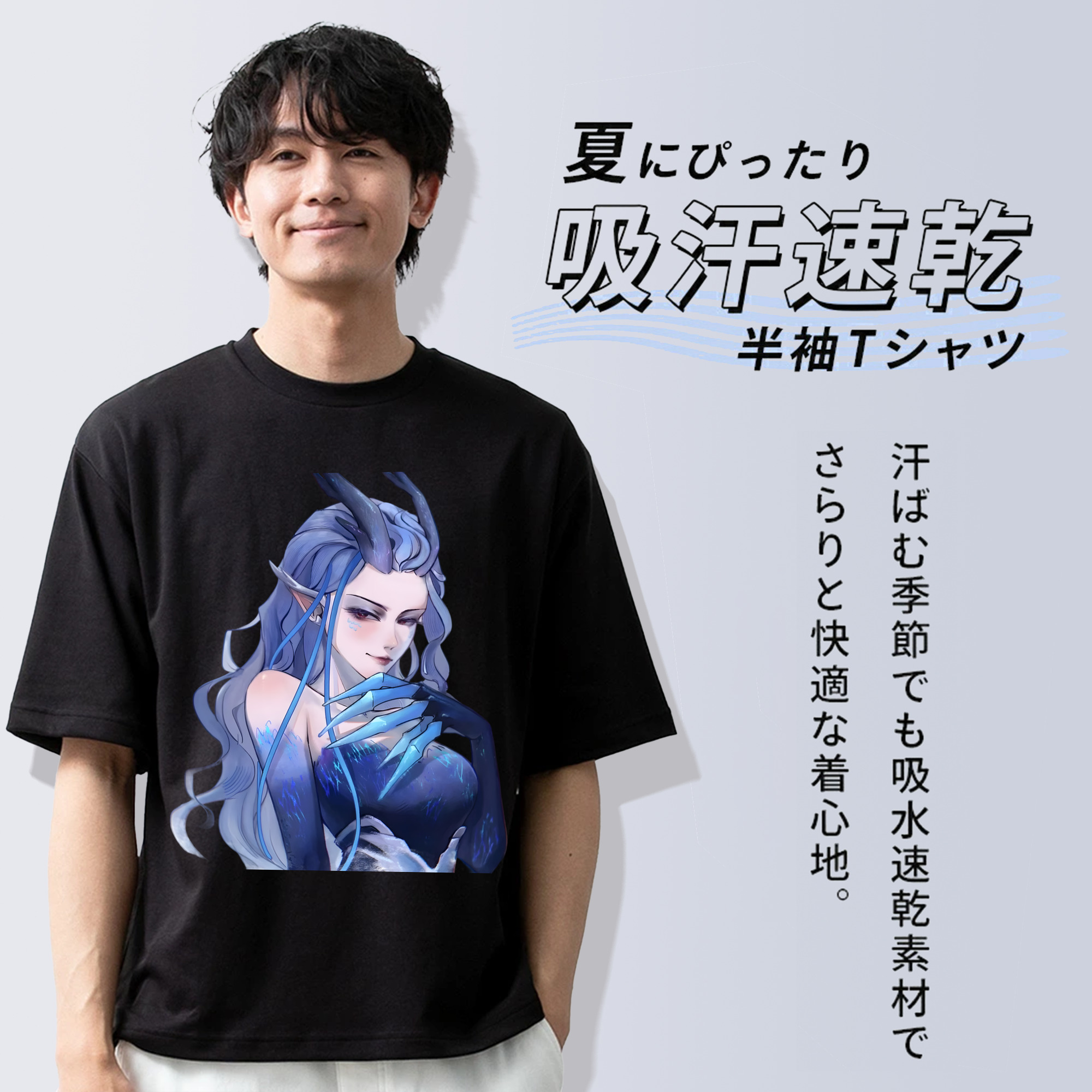 Ne Zha 2 ナタ 魔童の大暴れ 綿100％ メンズ半袖Tシャツ｜肌触りやわらか＆通気性