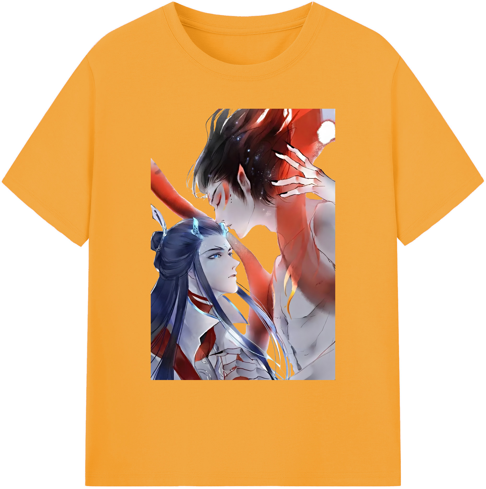 （画像用） Ne Zha 2 ナタ 魔童の大暴れ 綿100％ メンズ半袖Tシャツ｜肌触りやわらか＆通気性