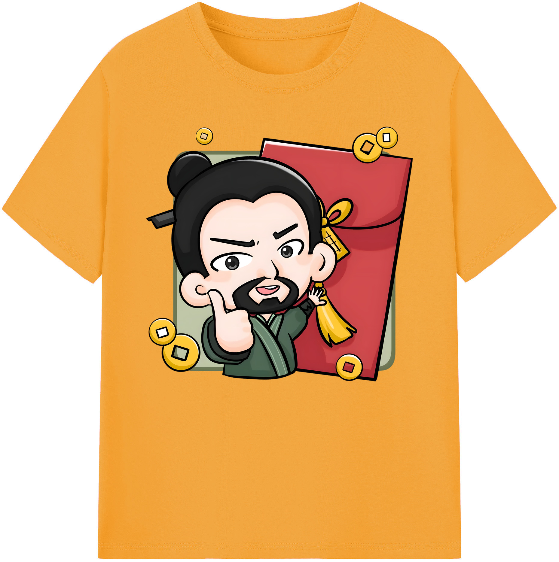 （画像用） Ne Zha 2 ナタ 魔童の大暴れ 綿100％ メンズ半袖Tシャツ｜肌触りやわらか＆通気性