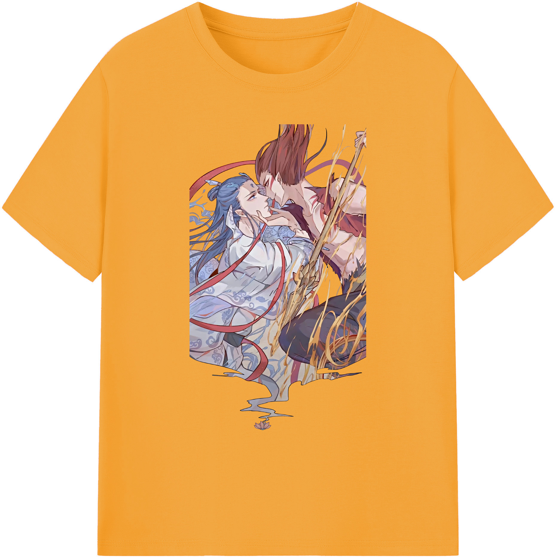 （画像用） Ne Zha 2 ナタ 魔童の大暴れ 綿100％ メンズ半袖Tシャツ｜肌触りやわらか＆通気性