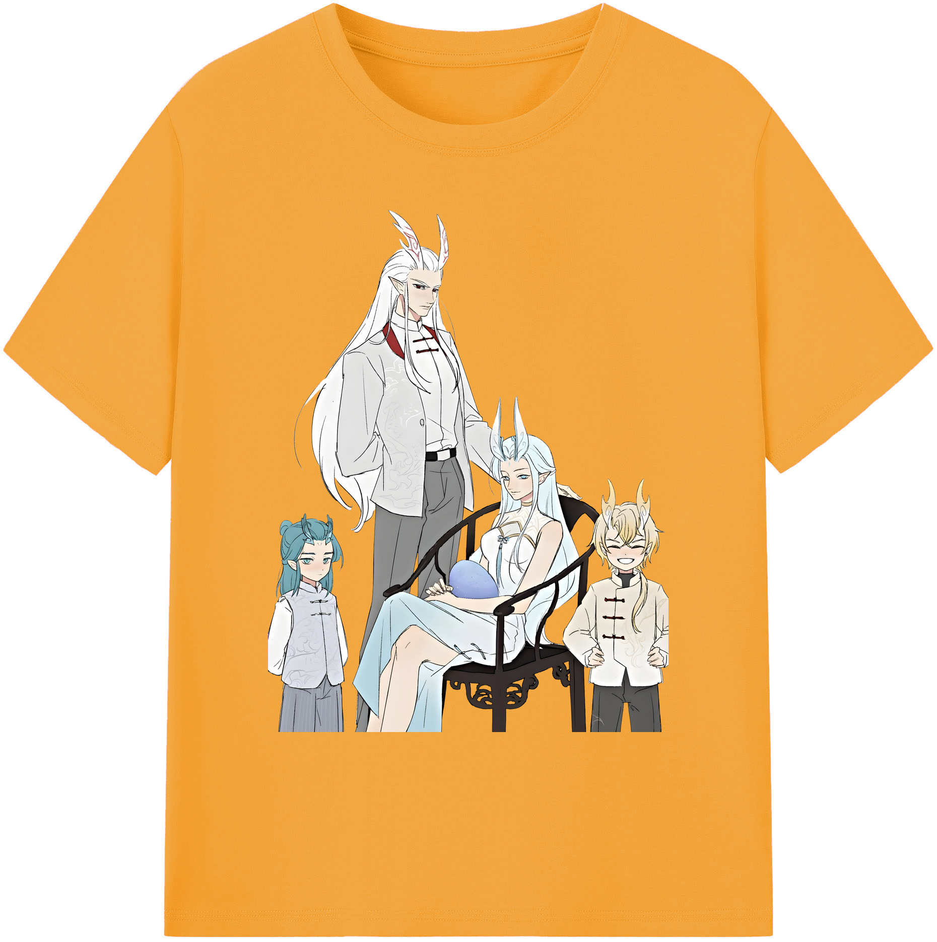（画像用） Ne Zha 2 ナタ 魔童の大暴れ 綿100％ メンズ半袖Tシャツ｜肌触りやわらか＆通気性