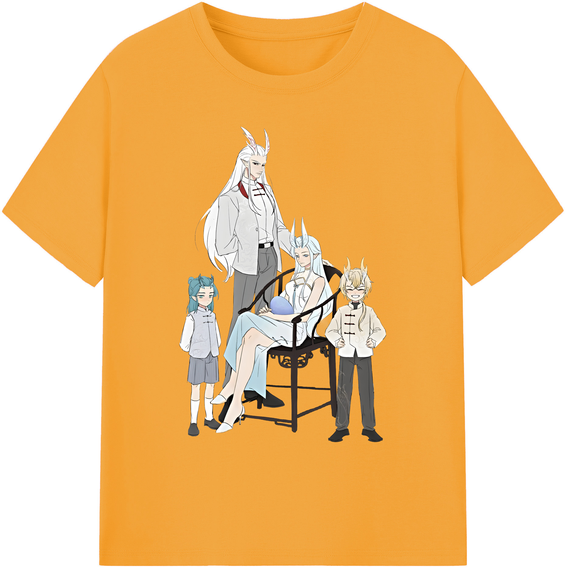 （画像用） Ne Zha 2 ナタ 魔童の大暴れ 綿100％ メンズ半袖Tシャツ｜肌触りやわらか＆通気性