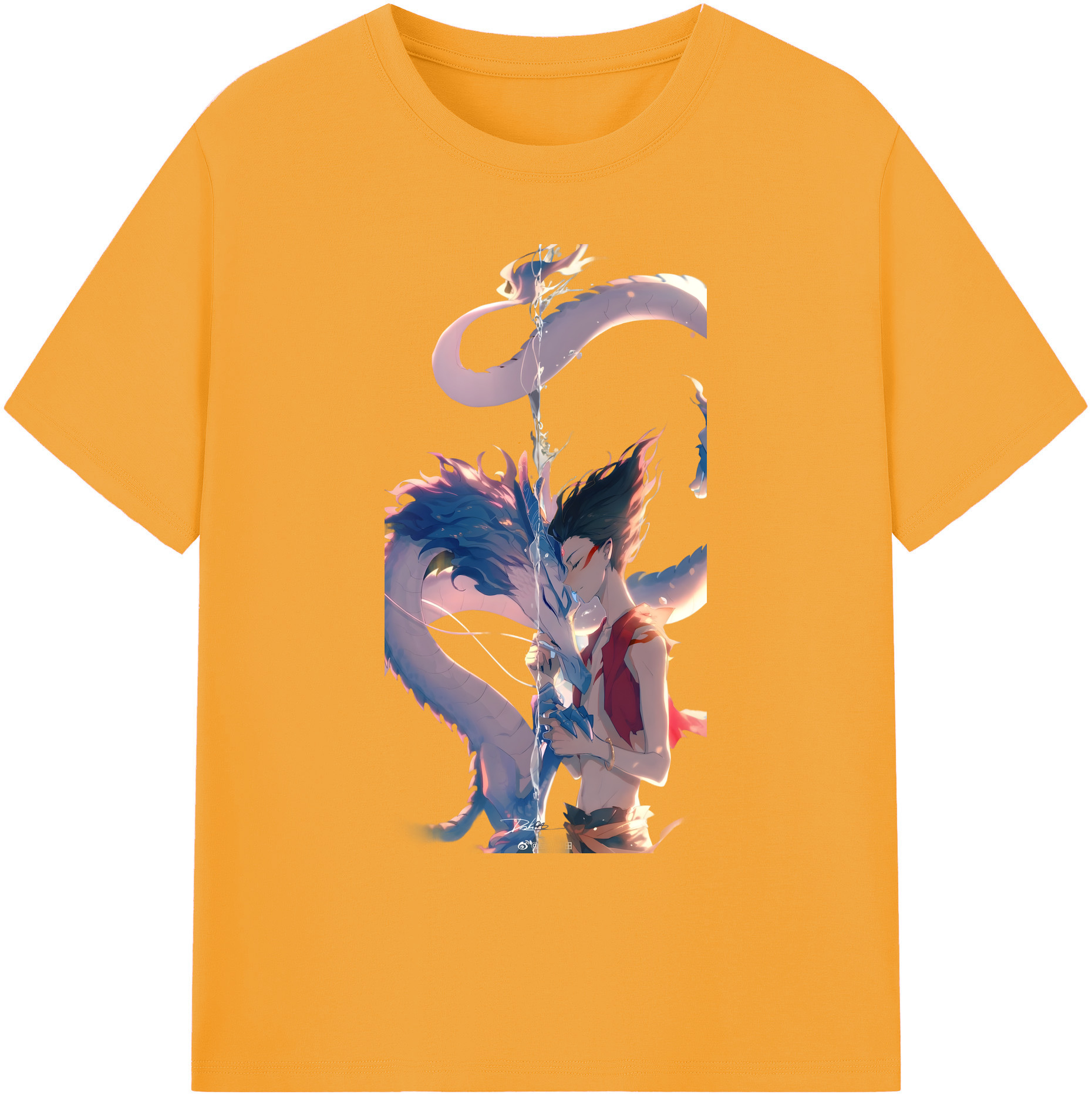 （画像用） Ne Zha 2 ナタ 魔童の大暴れ 綿100％ メンズ半袖Tシャツ｜肌触りやわらか＆通気性