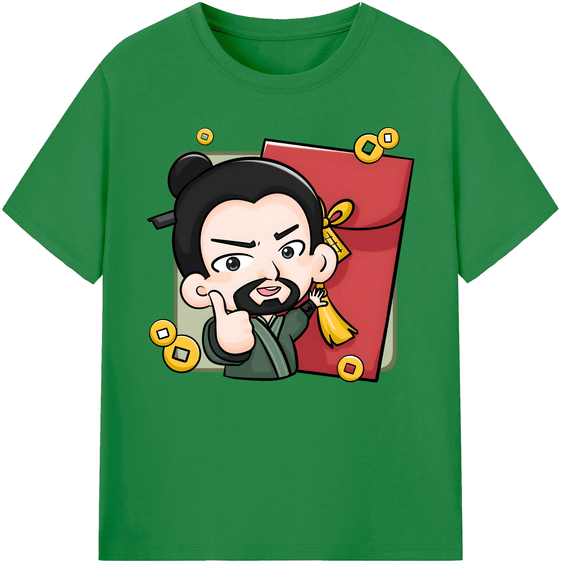 （画像用） Ne Zha 2 ナタ 魔童の大暴れ 綿100％ メンズ半袖Tシャツ｜肌触りやわらか＆通気性