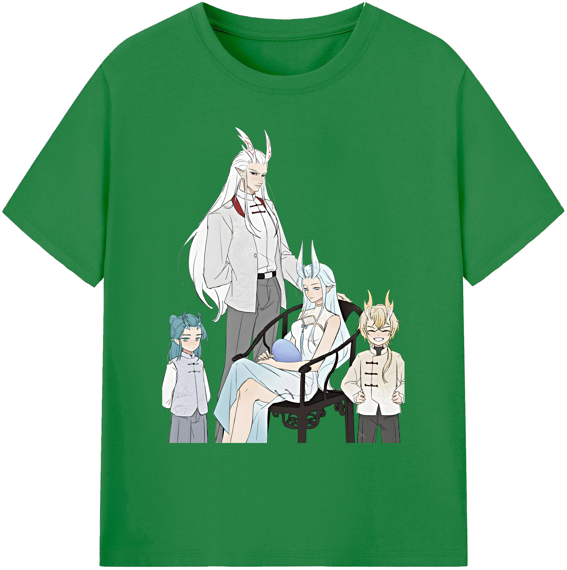 （画像用） Ne Zha 2 ナタ 魔童の大暴れ 綿100％ メンズ半袖Tシャツ｜肌触りやわらか＆通気性