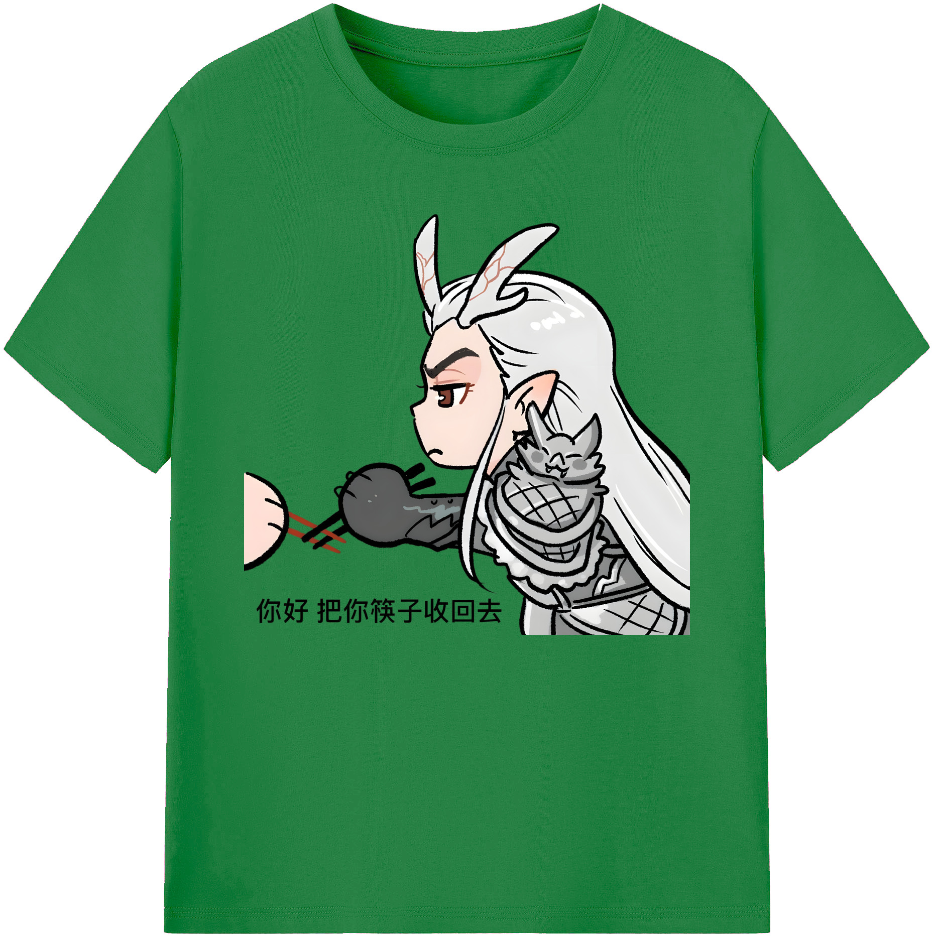 （画像用） Ne Zha 2 ナタ 魔童の大暴れ 綿100％ メンズ半袖Tシャツ｜肌触りやわらか＆通気性