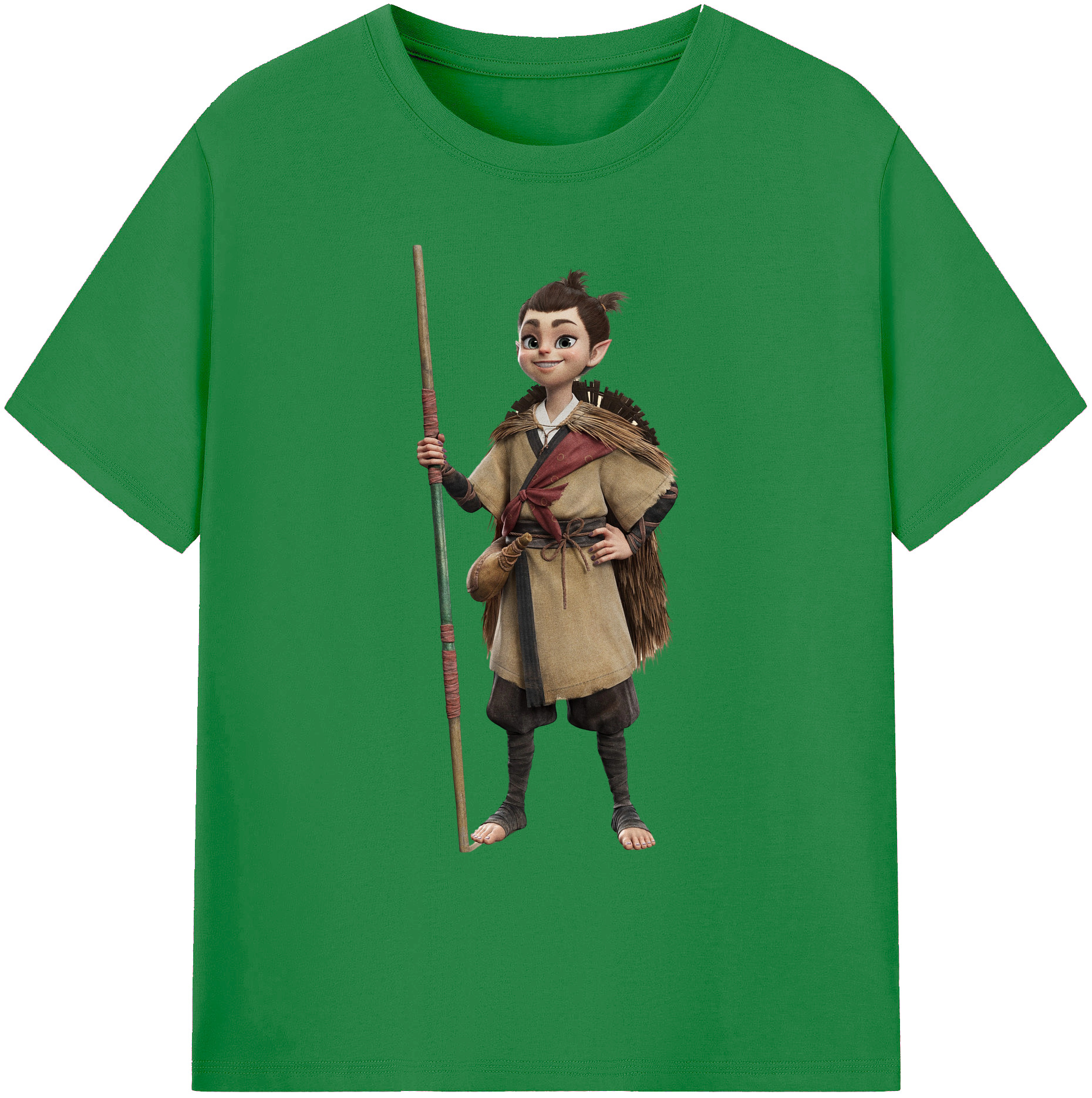 （画像用） Ne Zha 2 ナタ 魔童の大暴れ 綿100％ メンズ半袖Tシャツ｜肌触りやわらか＆通気性