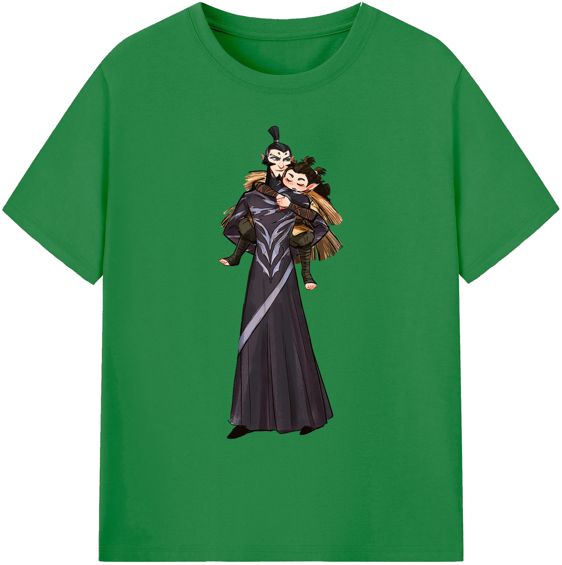 （画像用） Ne Zha 2 ナタ 魔童の大暴れ 綿100％ メンズ半袖Tシャツ｜肌触りやわらか＆通気性