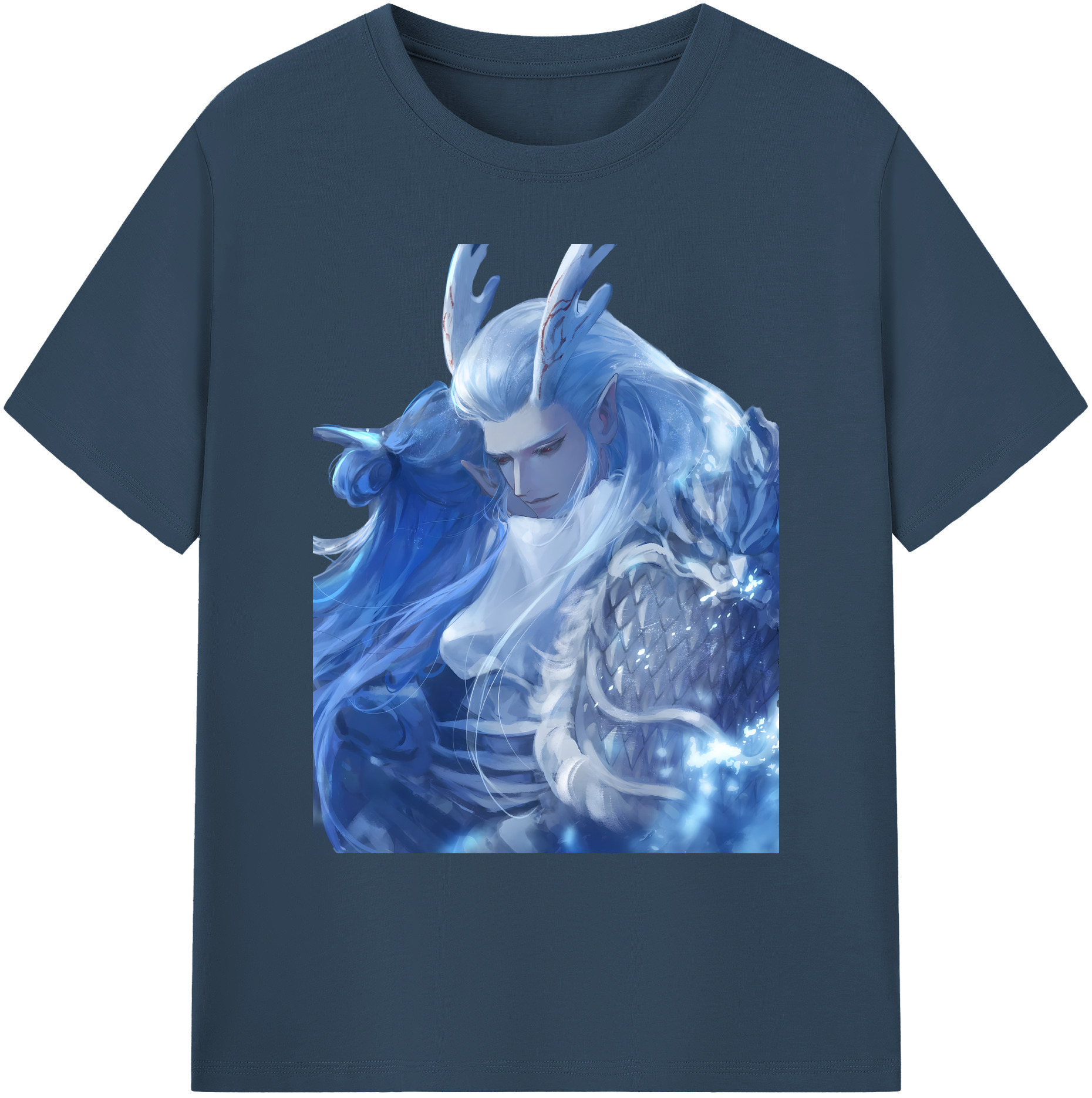 （画像用） Ne Zha 2 ナタ 魔童の大暴れ 綿100％ メンズ半袖Tシャツ｜肌触りやわらか＆通気性