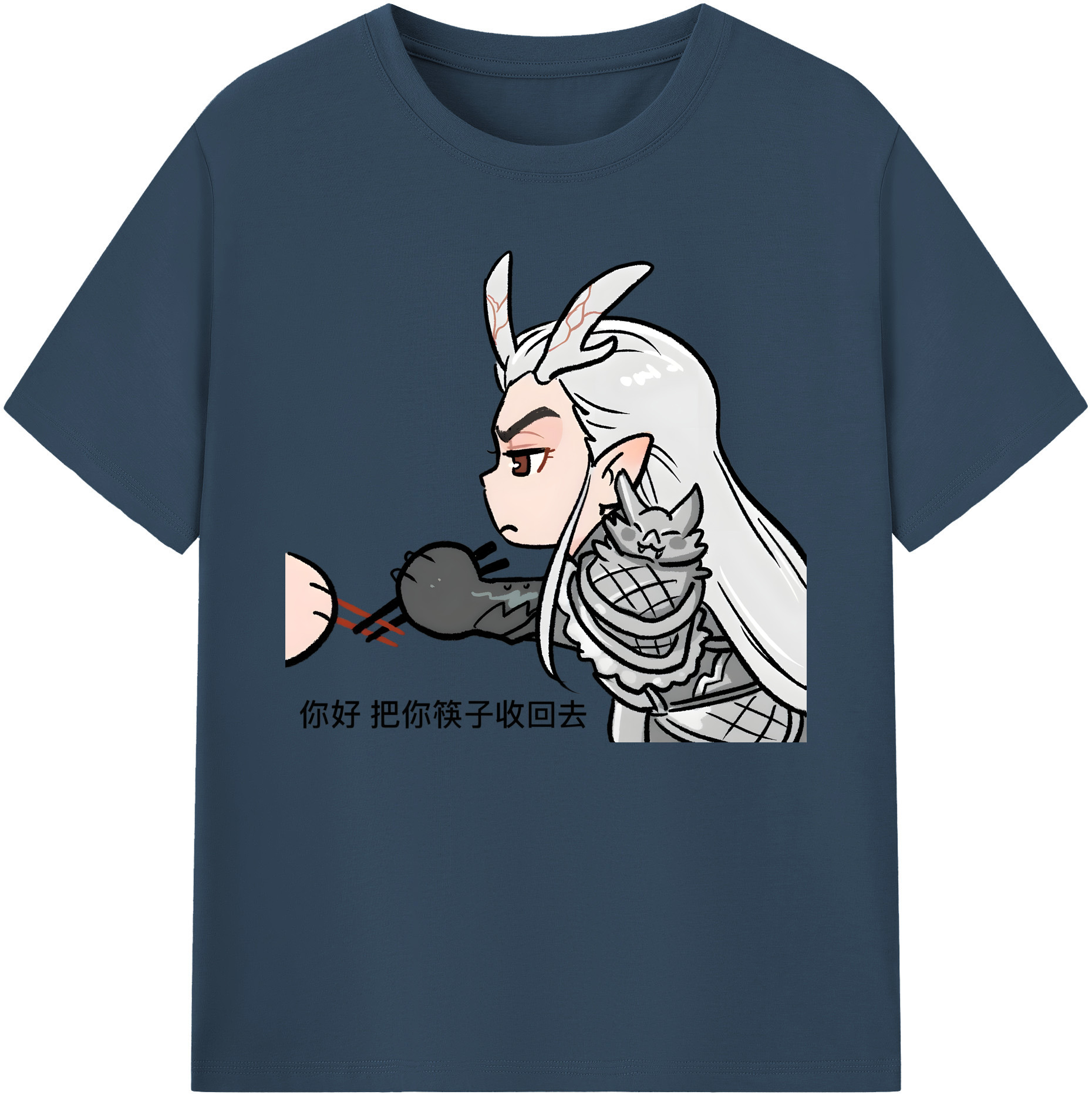 （画像用） Ne Zha 2 ナタ 魔童の大暴れ 綿100％ メンズ半袖Tシャツ｜肌触りやわらか＆通気性
