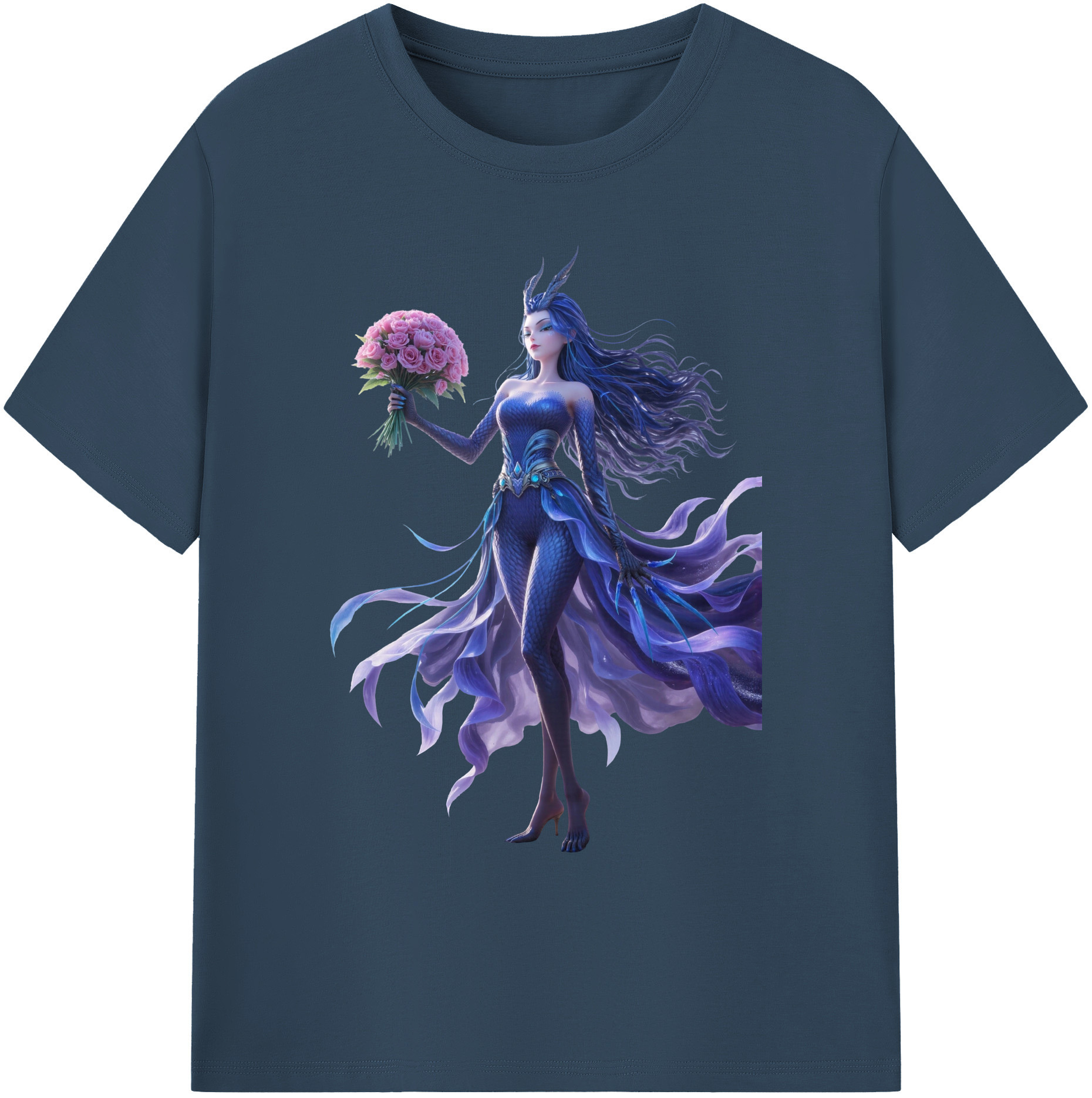 （画像用） Ne Zha 2 ナタ 魔童の大暴れ 綿100％ メンズ半袖Tシャツ｜肌触りやわらか＆通気性