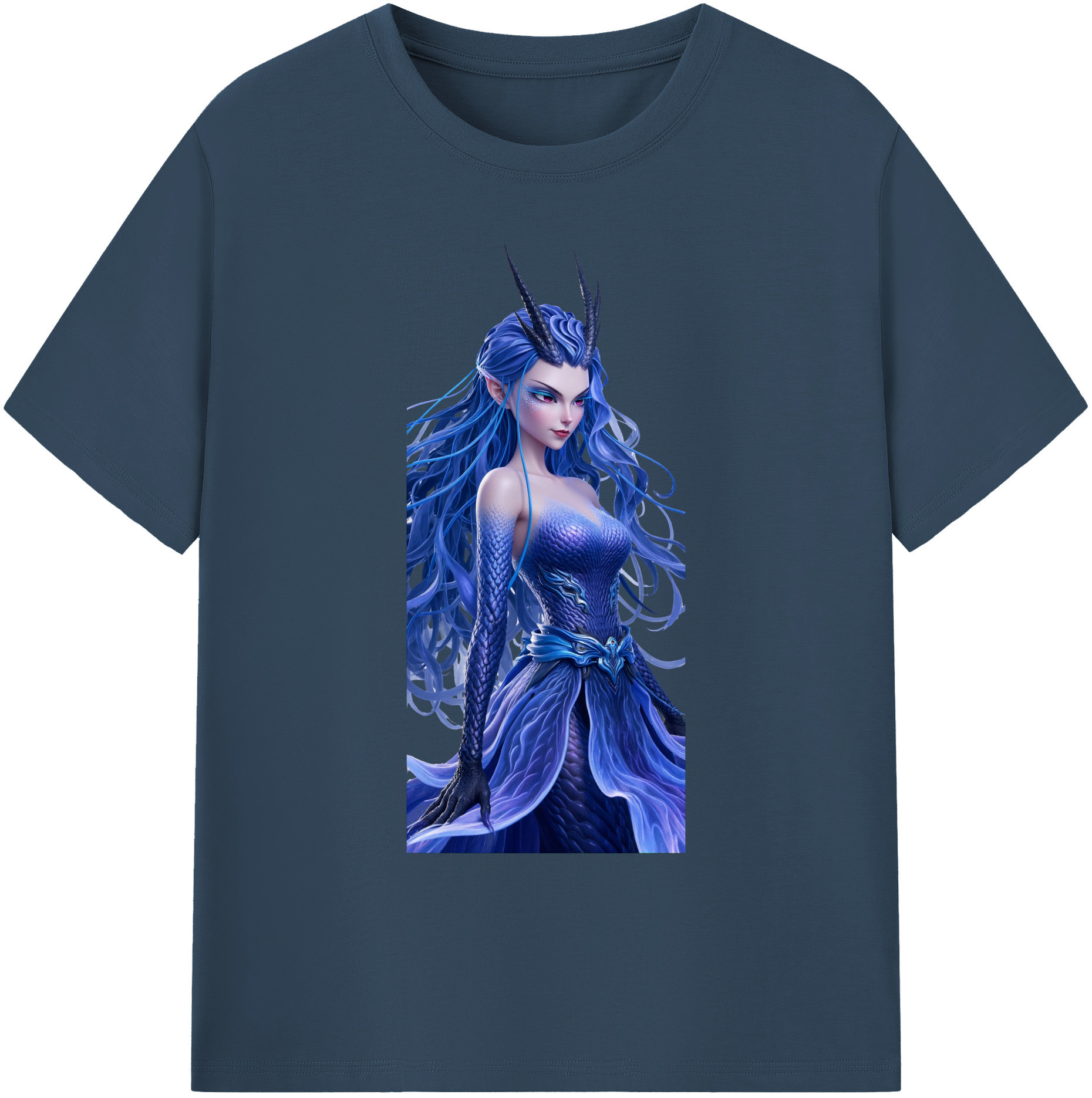 （画像用） Ne Zha 2 ナタ 魔童の大暴れ 綿100％ メンズ半袖Tシャツ｜肌触りやわらか＆通気性