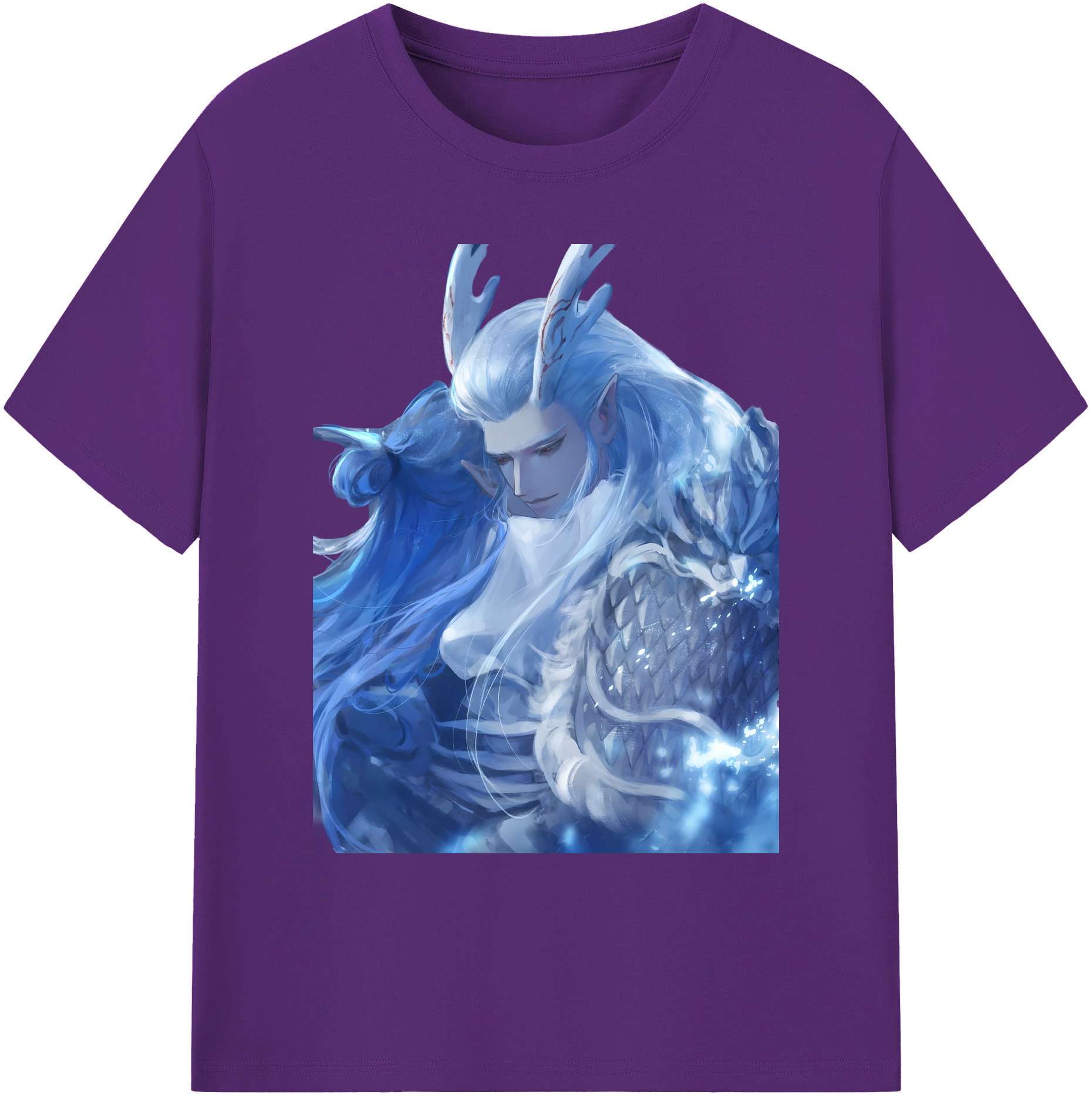 （画像用） Ne Zha 2 ナタ 魔童の大暴れ 綿100％ メンズ半袖Tシャツ｜肌触りやわらか＆通気性