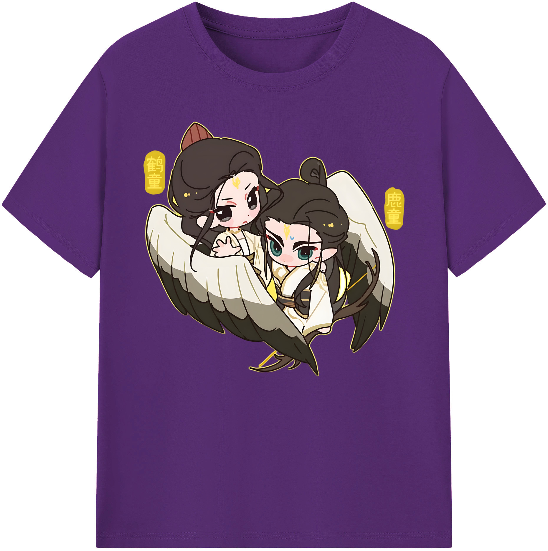 （画像用） Ne Zha 2 ナタ 魔童の大暴れ 綿100％ メンズ半袖Tシャツ｜肌触りやわらか＆通気性