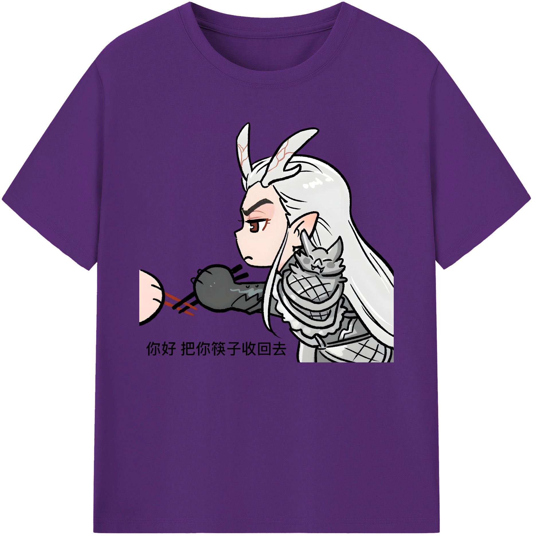 （画像用） Ne Zha 2 ナタ 魔童の大暴れ 綿100％ メンズ半袖Tシャツ｜肌触りやわらか＆通気性