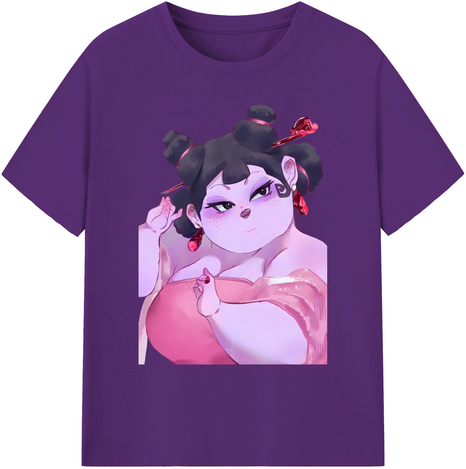 （画像用） Ne Zha 2 ナタ 魔童の大暴れ 綿100％ メンズ半袖Tシャツ｜肌触りやわらか＆通気性