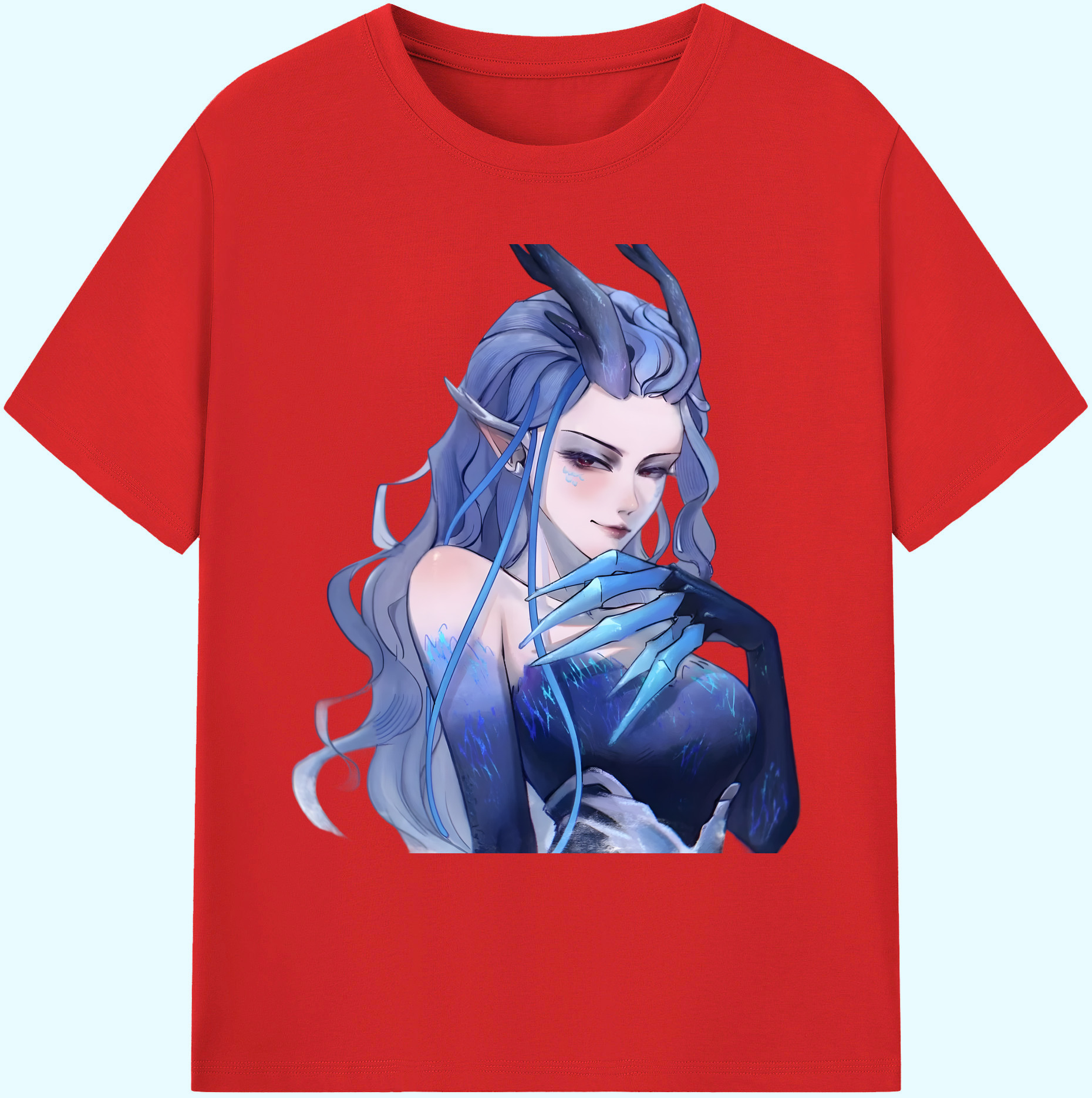 （画像用） Ne Zha 2 ナタ 魔童の大暴れ 綿100％ メンズ半袖Tシャツ｜肌触りやわらか＆通気性