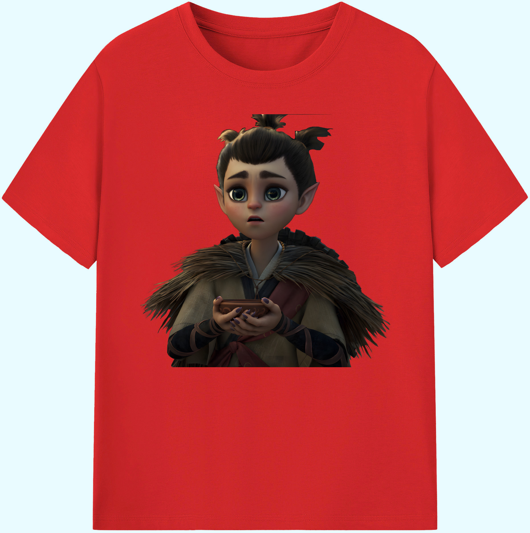 （画像用） Ne Zha 2 ナタ 魔童の大暴れ 綿100％ メンズ半袖Tシャツ｜肌触りやわらか＆通気性