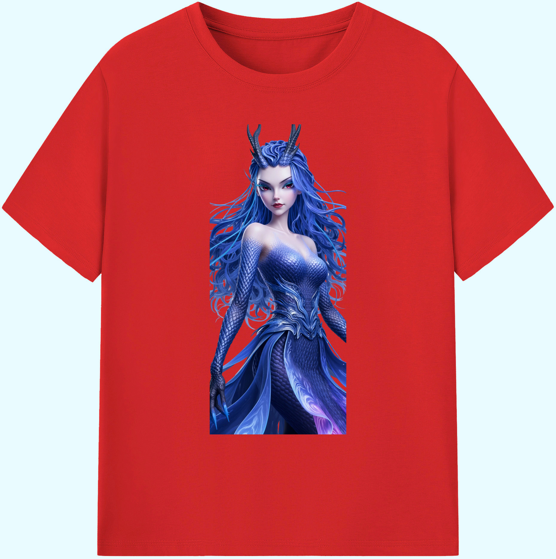 （画像用） Ne Zha 2 ナタ 魔童の大暴れ 綿100％ メンズ半袖Tシャツ｜肌触りやわらか＆通気性