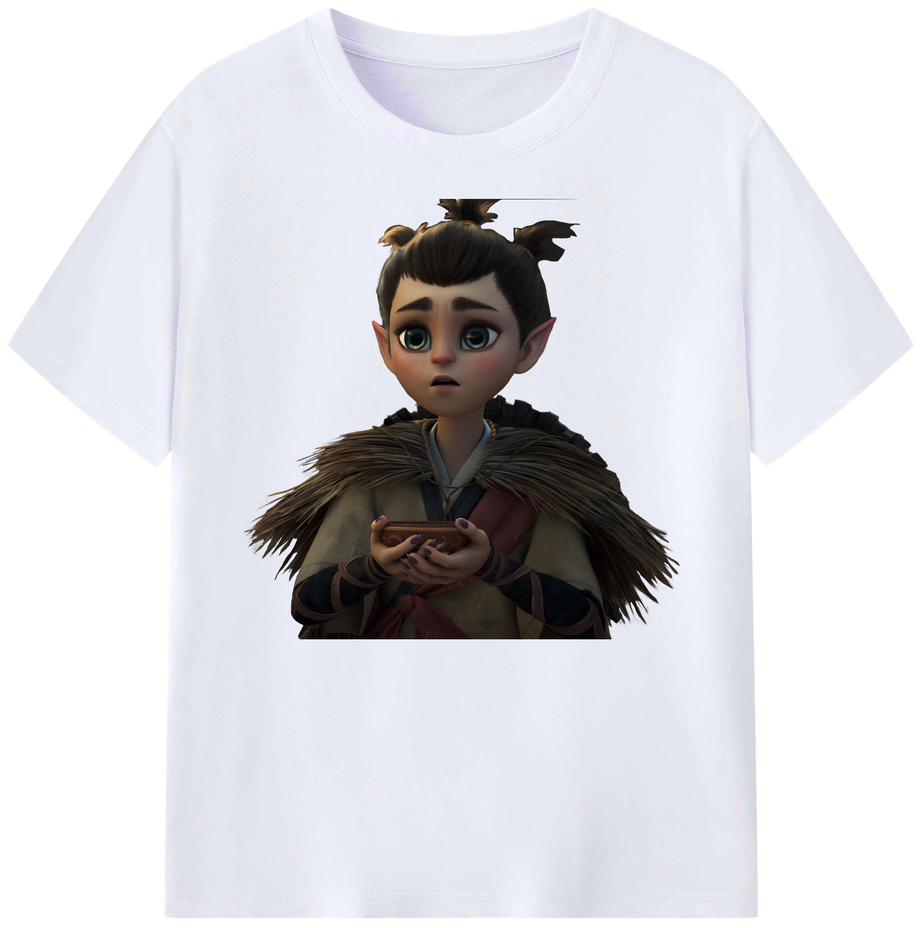 （画像用） Ne Zha 2 ナタ 魔童の大暴れ 綿100％ メンズ半袖Tシャツ｜肌触りやわらか＆通気性