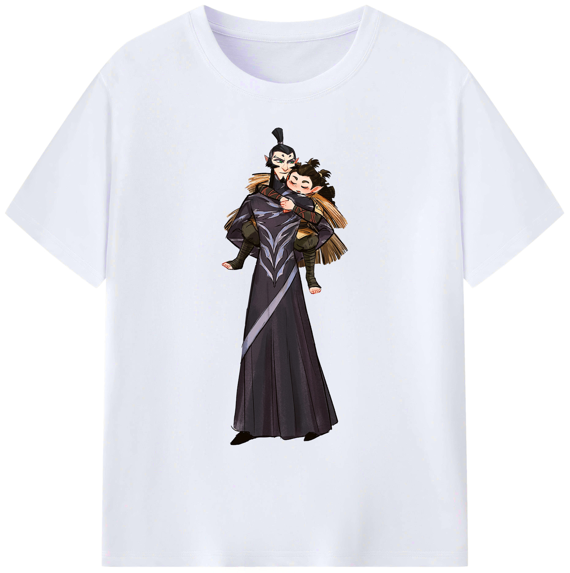 （画像用） Ne Zha 2 ナタ 魔童の大暴れ 綿100％ メンズ半袖Tシャツ｜肌触りやわらか＆通気性