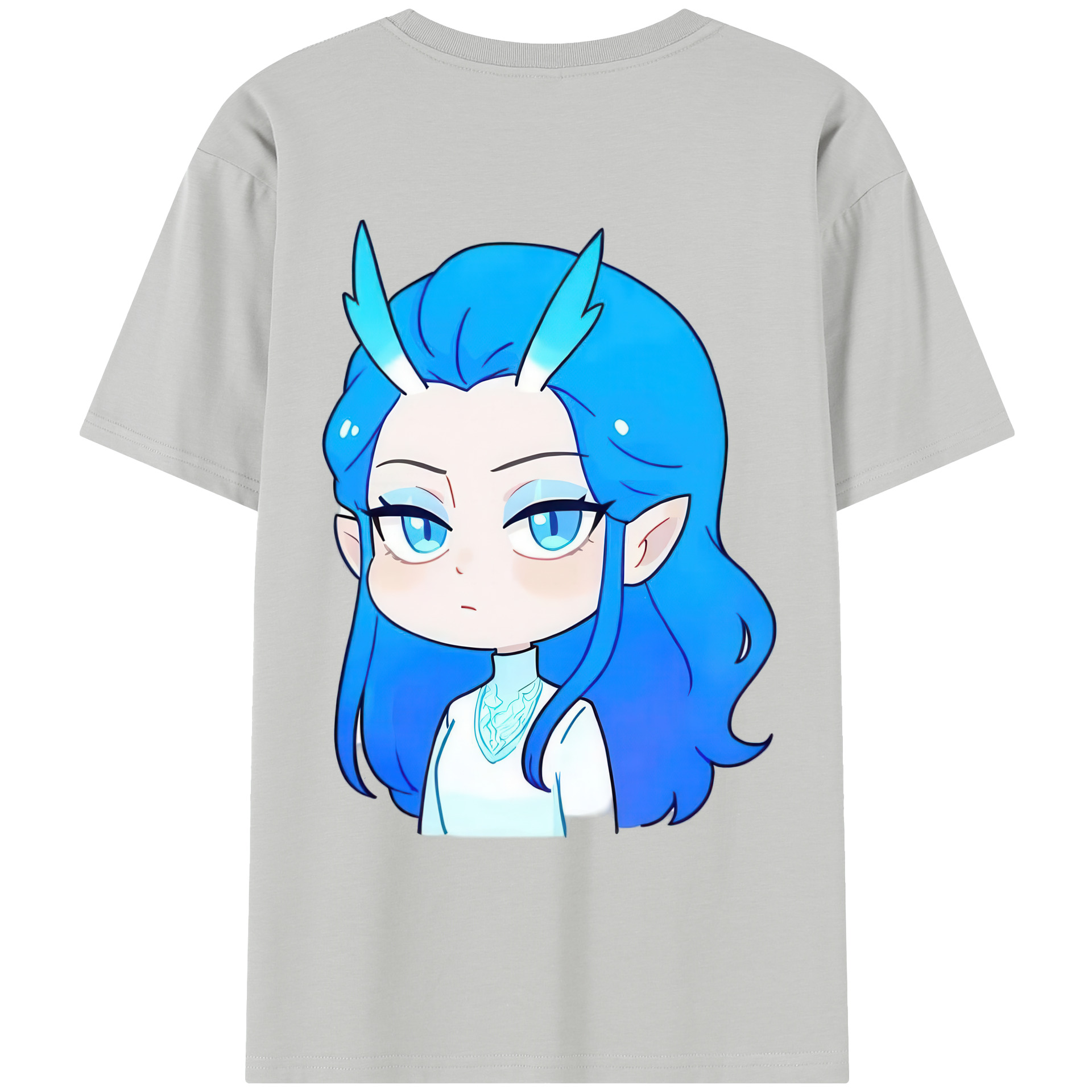 （画像用） Ne Zha 2 ナタ 魔童の大暴れ レディース半袖Tシャツ(バックプリント)