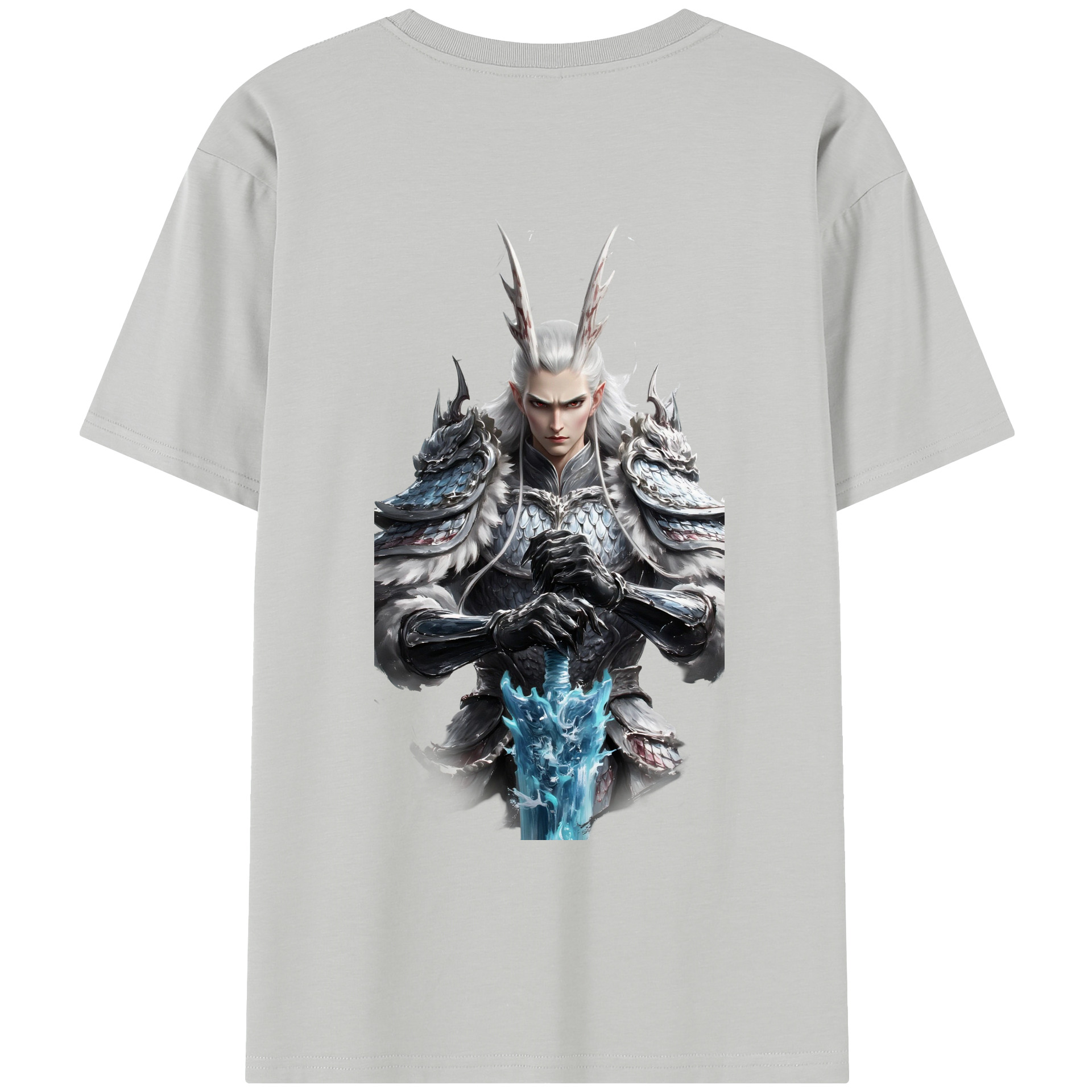 （画像用） Ne Zha 2 ナタ 魔童の大暴れ レディース半袖Tシャツ(バックプリント)
