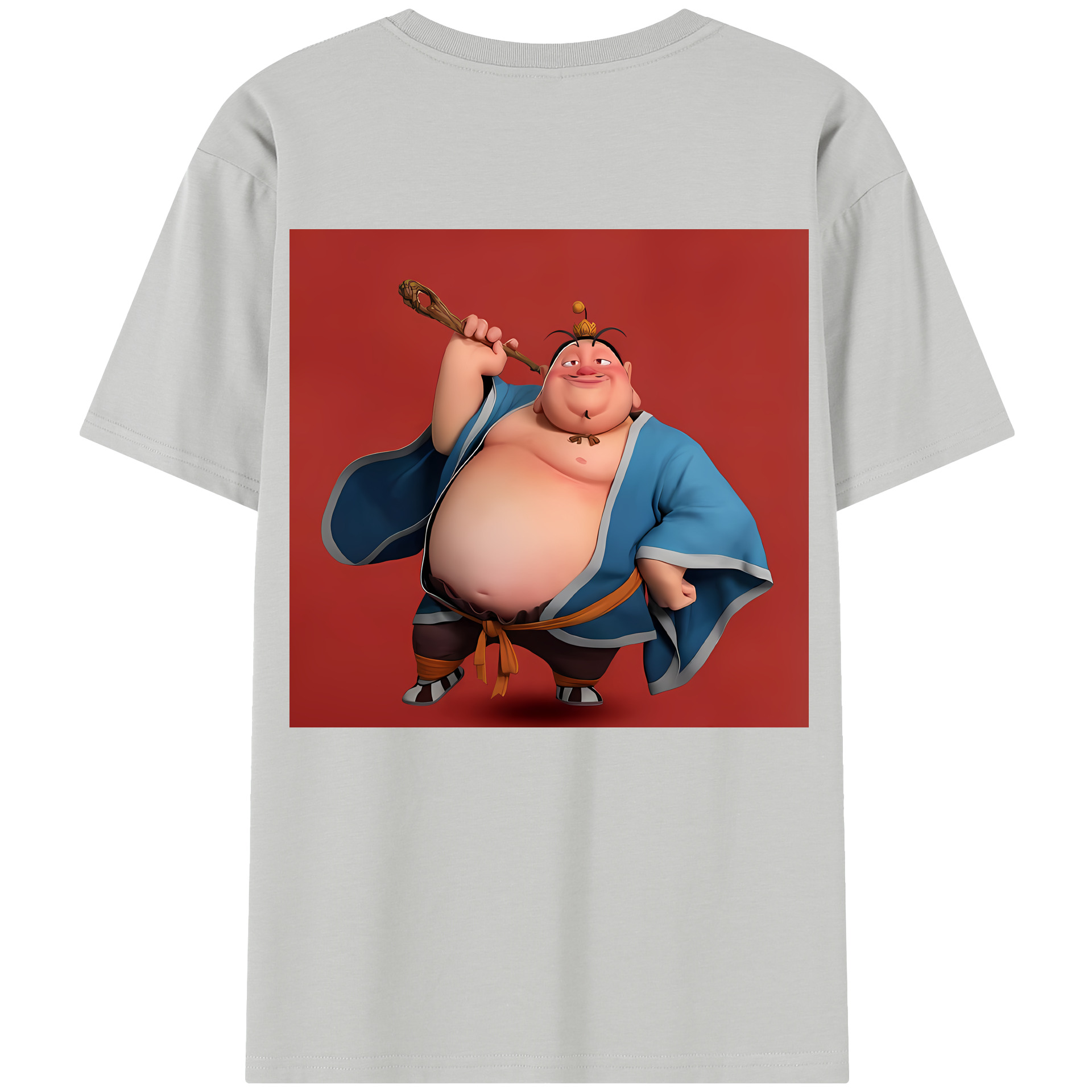 （画像用） Ne Zha 2 ナタ 魔童の大暴れ レディース半袖Tシャツ(バックプリント)