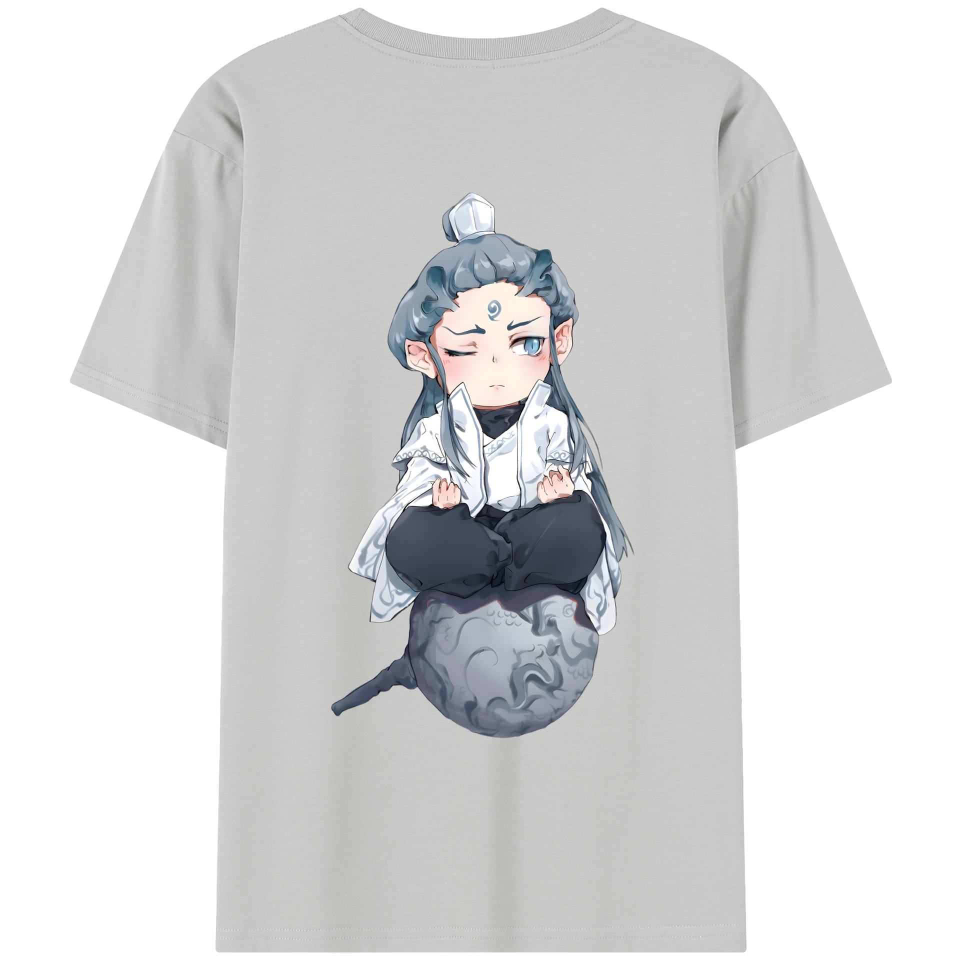 （画像用） Ne Zha 2 ナタ 魔童の大暴れ レディース半袖Tシャツ(バックプリント)