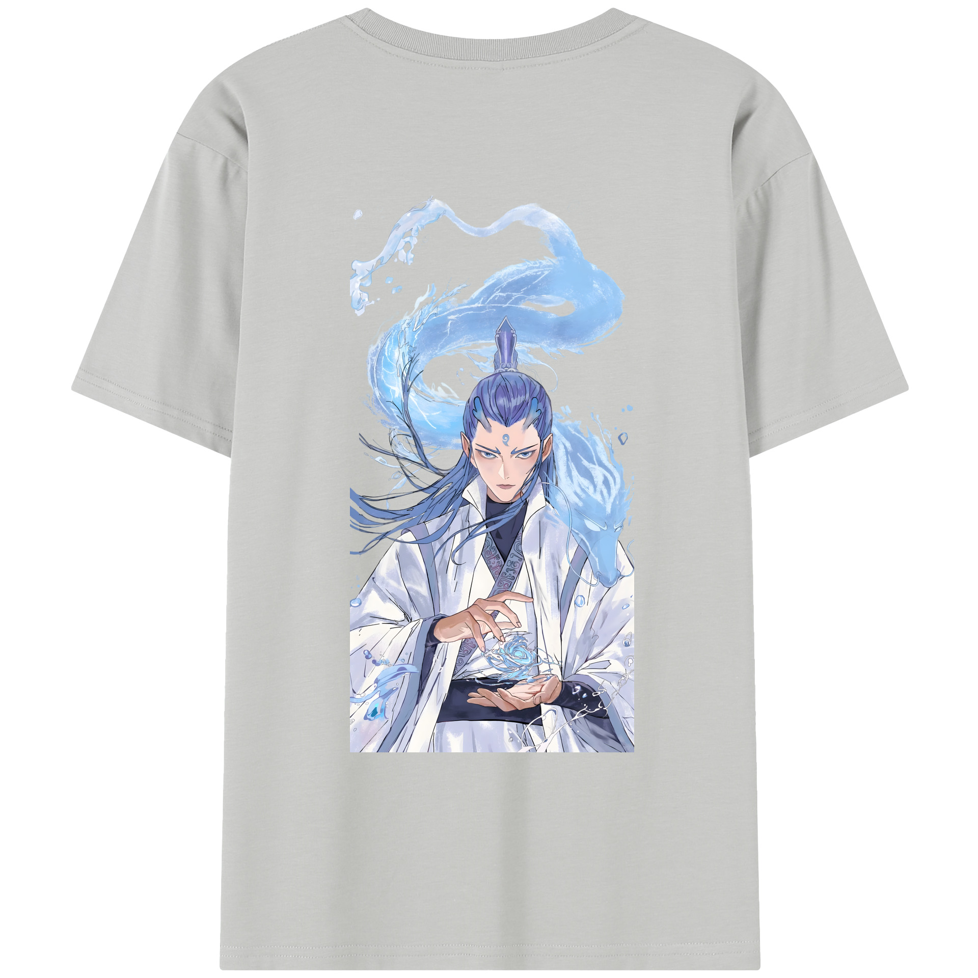 （画像用） Ne Zha 2 ナタ 魔童の大暴れ レディース半袖Tシャツ(バックプリント)