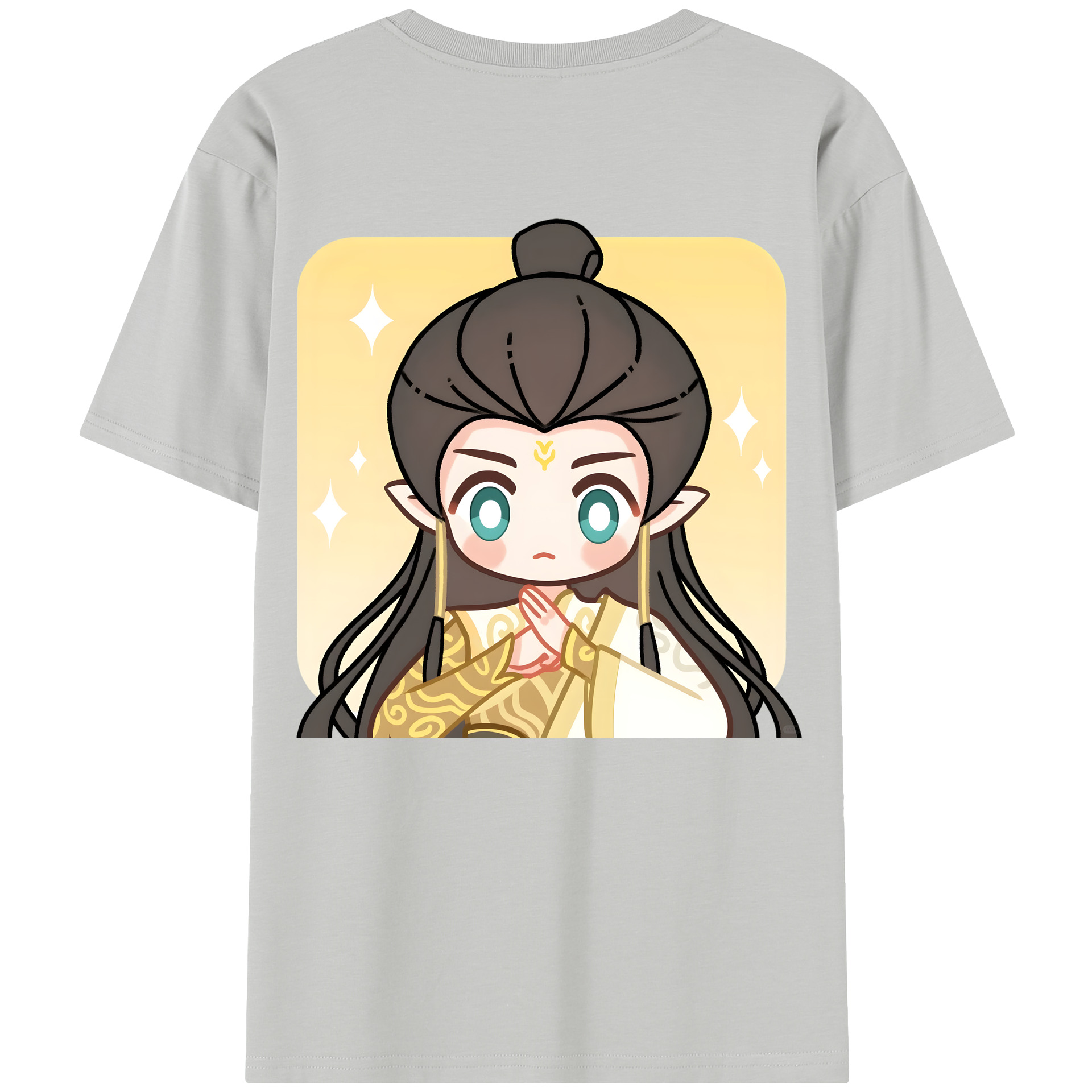（画像用） Ne Zha 2 ナタ 魔童の大暴れ レディース半袖Tシャツ(バックプリント)