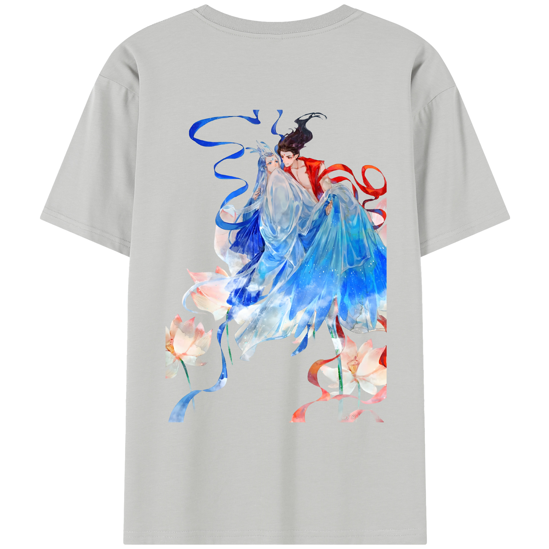 （画像用） Ne Zha 2 ナタ 魔童の大暴れ レディース半袖Tシャツ(バックプリント)