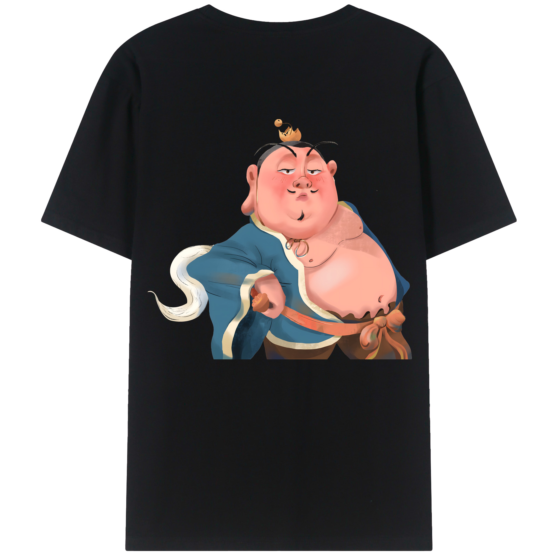 （画像用） Ne Zha 2 ナタ 魔童の大暴れ レディース半袖Tシャツ(バックプリント)
