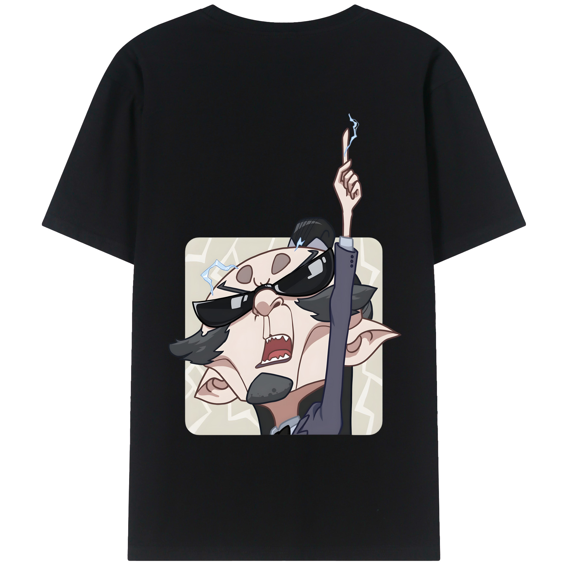 （画像用） Ne Zha 2 ナタ 魔童の大暴れ レディース半袖Tシャツ(バックプリント)