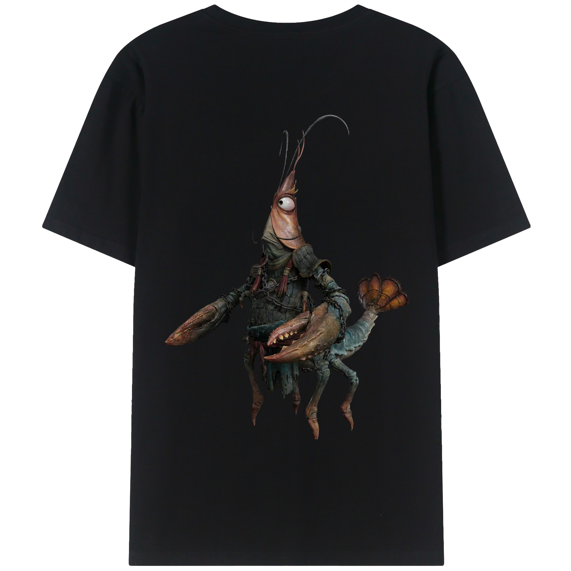 （画像用） Ne Zha 2 ナタ 魔童の大暴れ レディース半袖Tシャツ(バックプリント)
