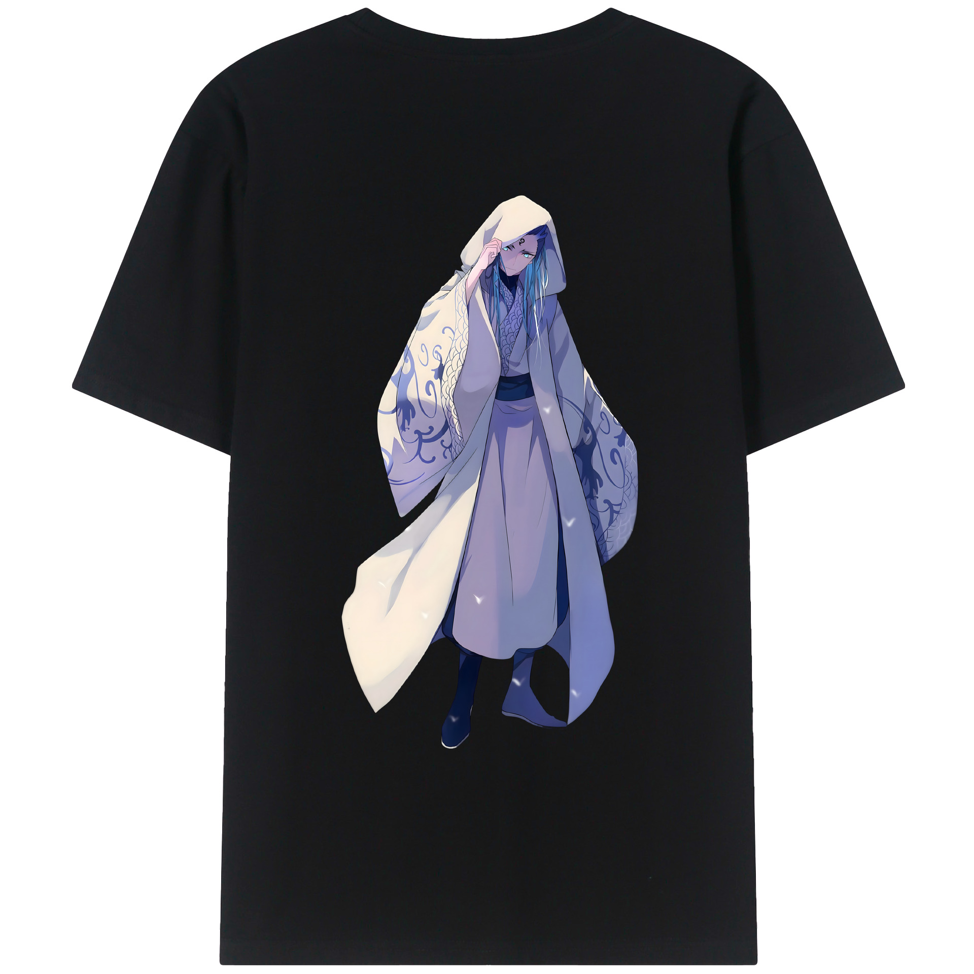 （画像用） Ne Zha 2 ナタ 魔童の大暴れ レディース半袖Tシャツ(バックプリント)