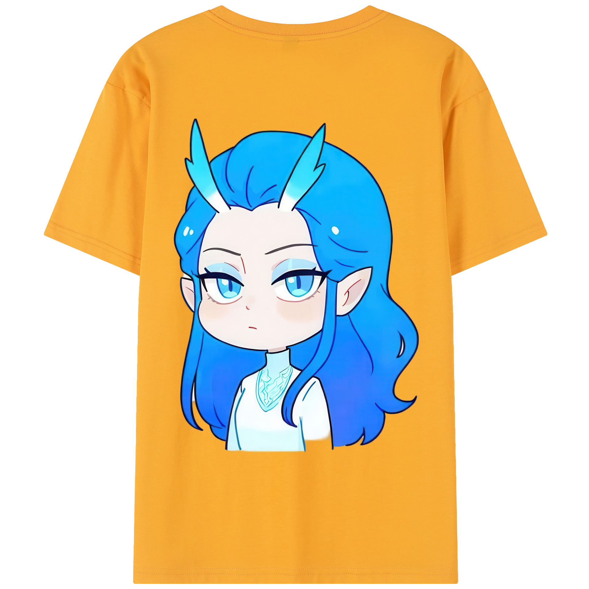 （画像用） Ne Zha 2 ナタ 魔童の大暴れ レディース半袖Tシャツ(バックプリント)