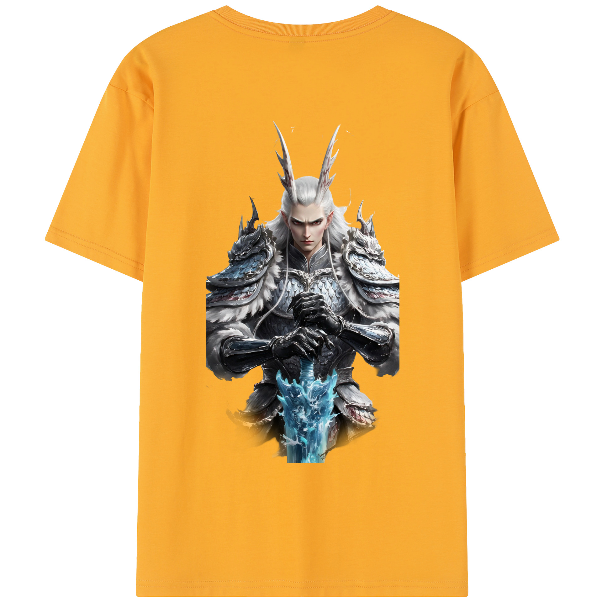 （画像用） Ne Zha 2 ナタ 魔童の大暴れ レディース半袖Tシャツ(バックプリント)